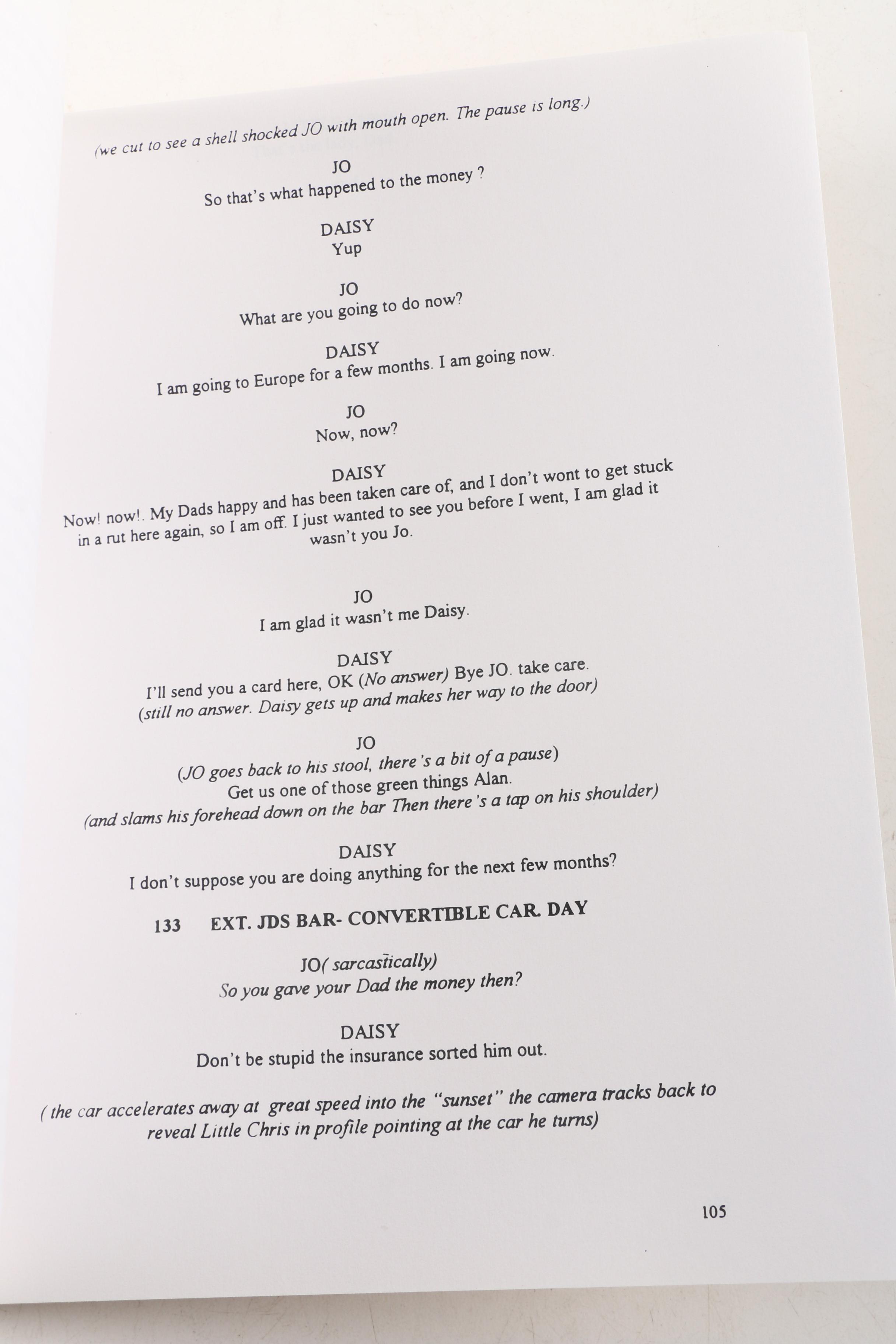 1996 "Lock, Stock and Two Smoking Barrels" Screenplay by Guy Ritchie