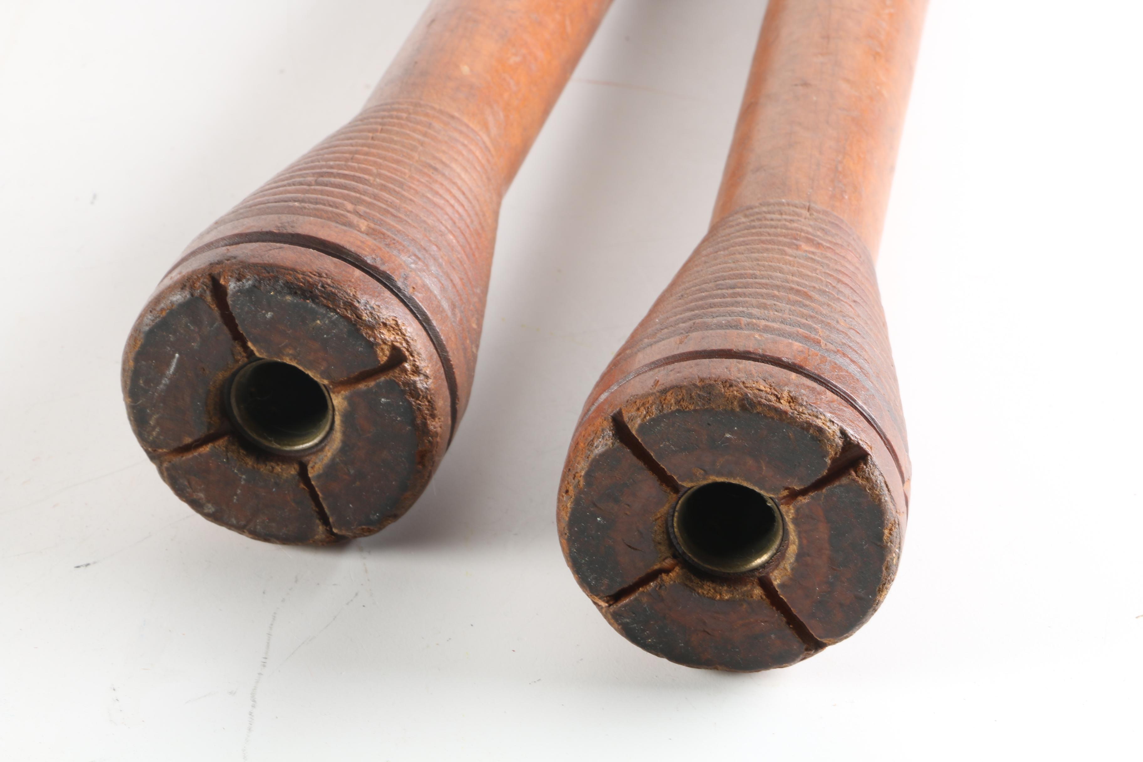 Vintage Wooden Spindles and Spools