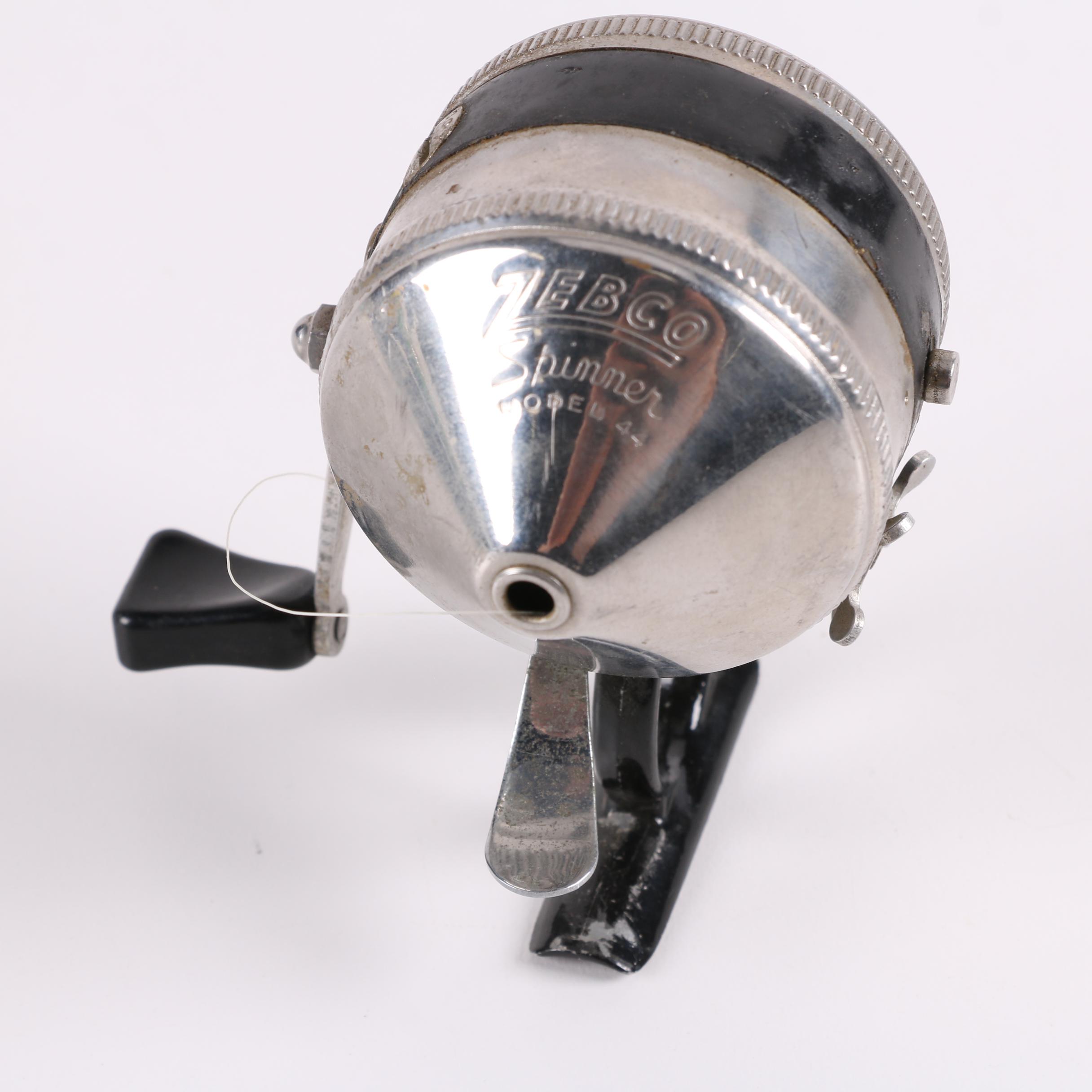 Vintage Fishing Spinning Reels Including Zebco and Johnson