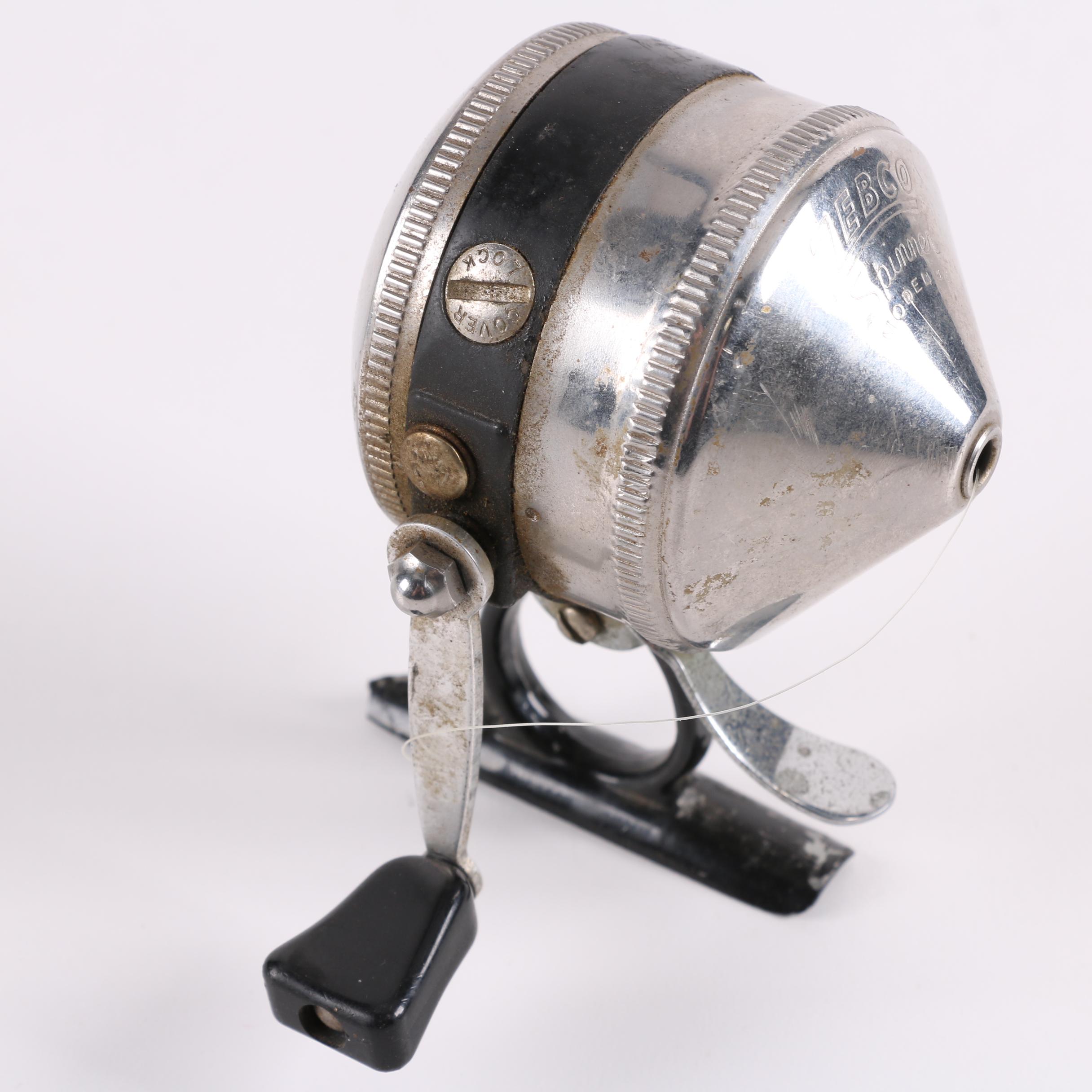 Vintage Fishing Spinning Reels Including Zebco and Johnson