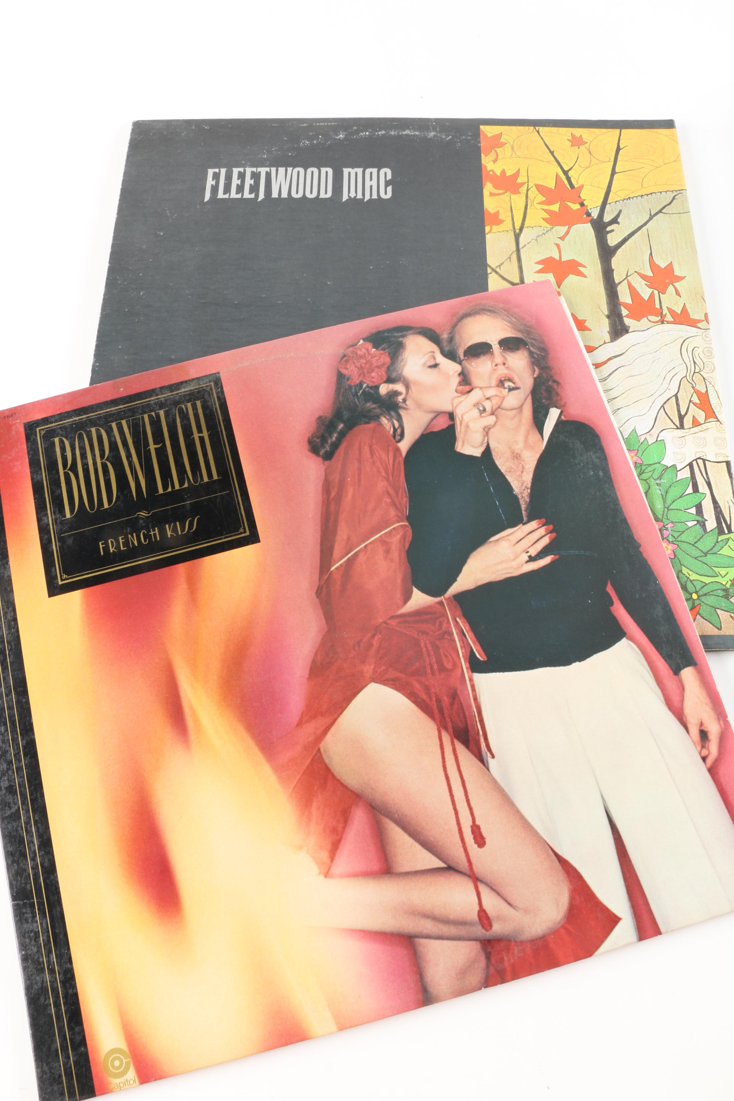 Vintage Fleetwood Mac Vinyl Records Featuring "Rumors"