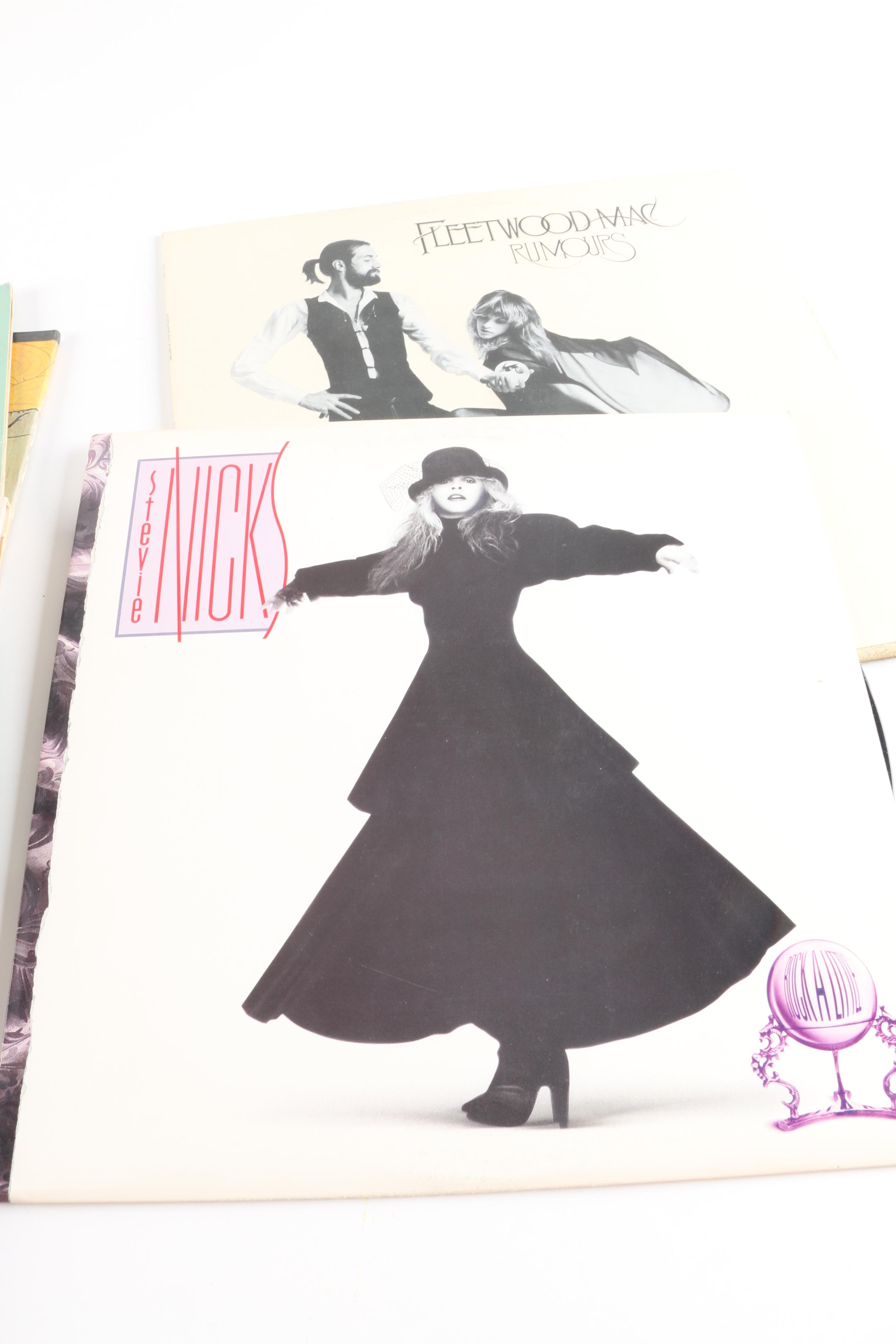 Vintage Fleetwood Mac Vinyl Records Featuring "Rumors"