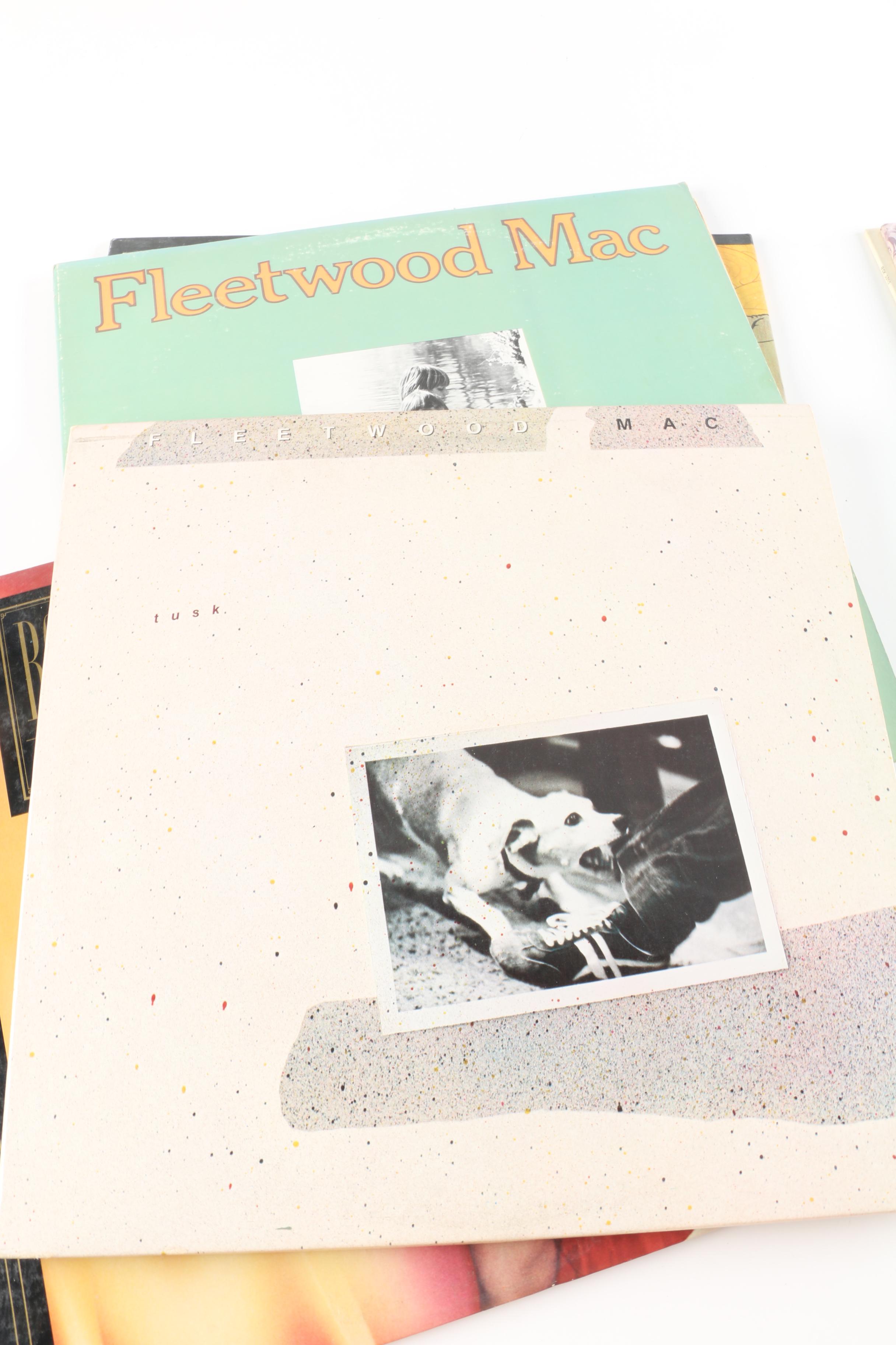 Vintage Fleetwood Mac Vinyl Records Featuring "Rumors"