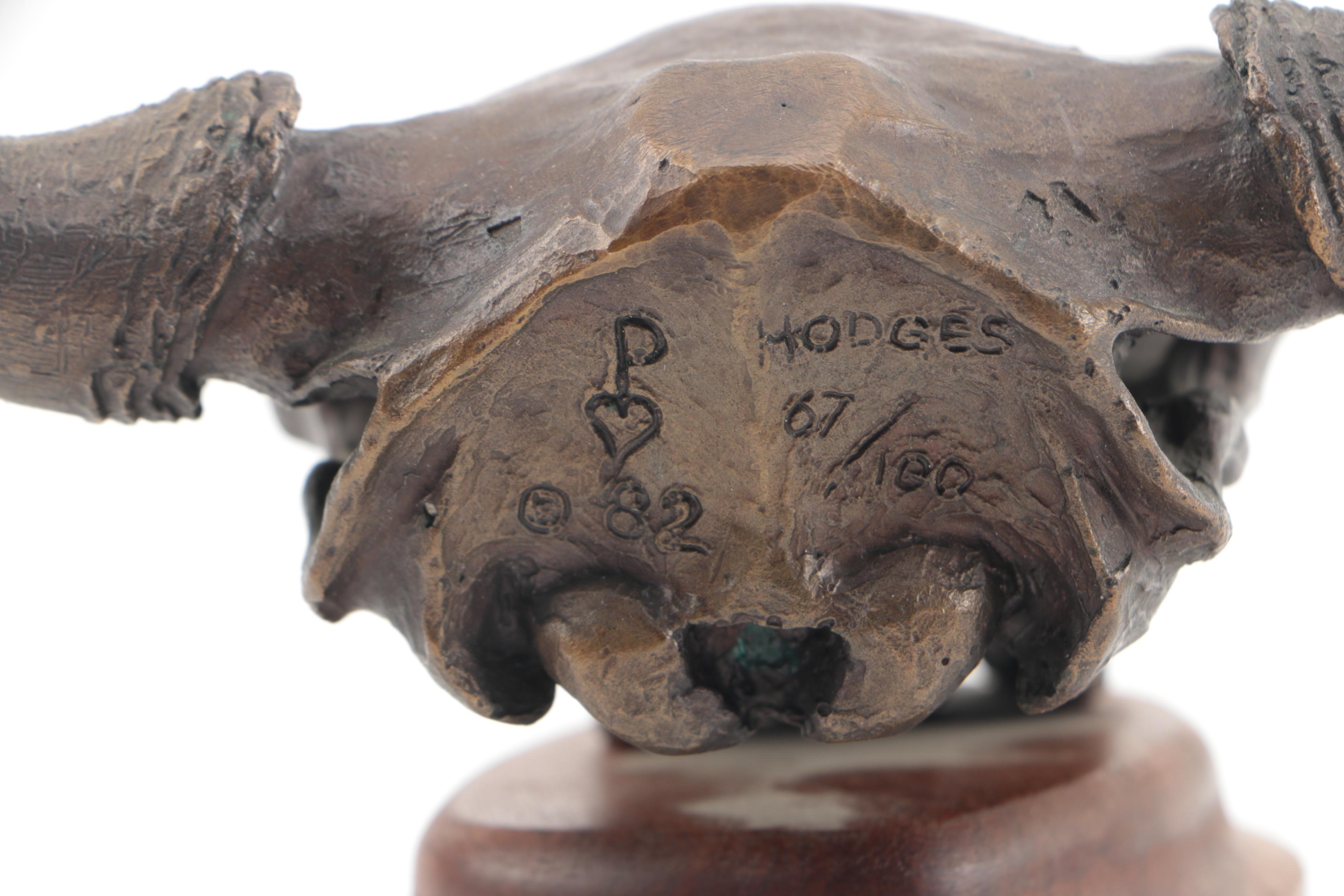 Dave Hodges Bronze Sculpture "Plain Monarch"