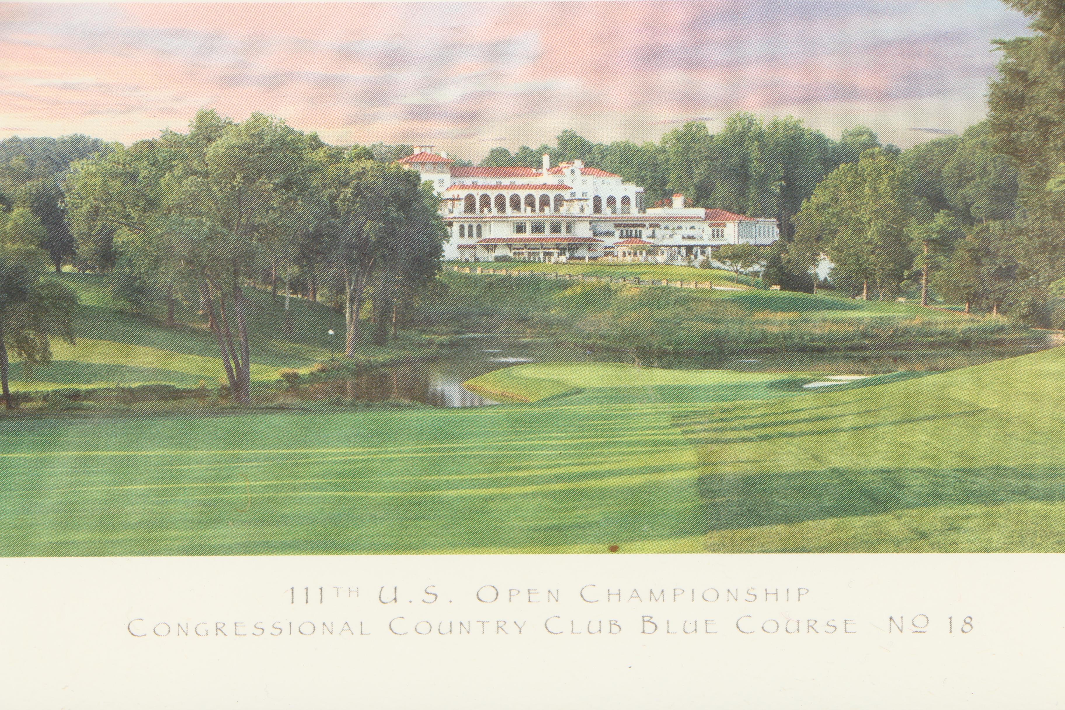 Golf-Themed Photomechanical Prints