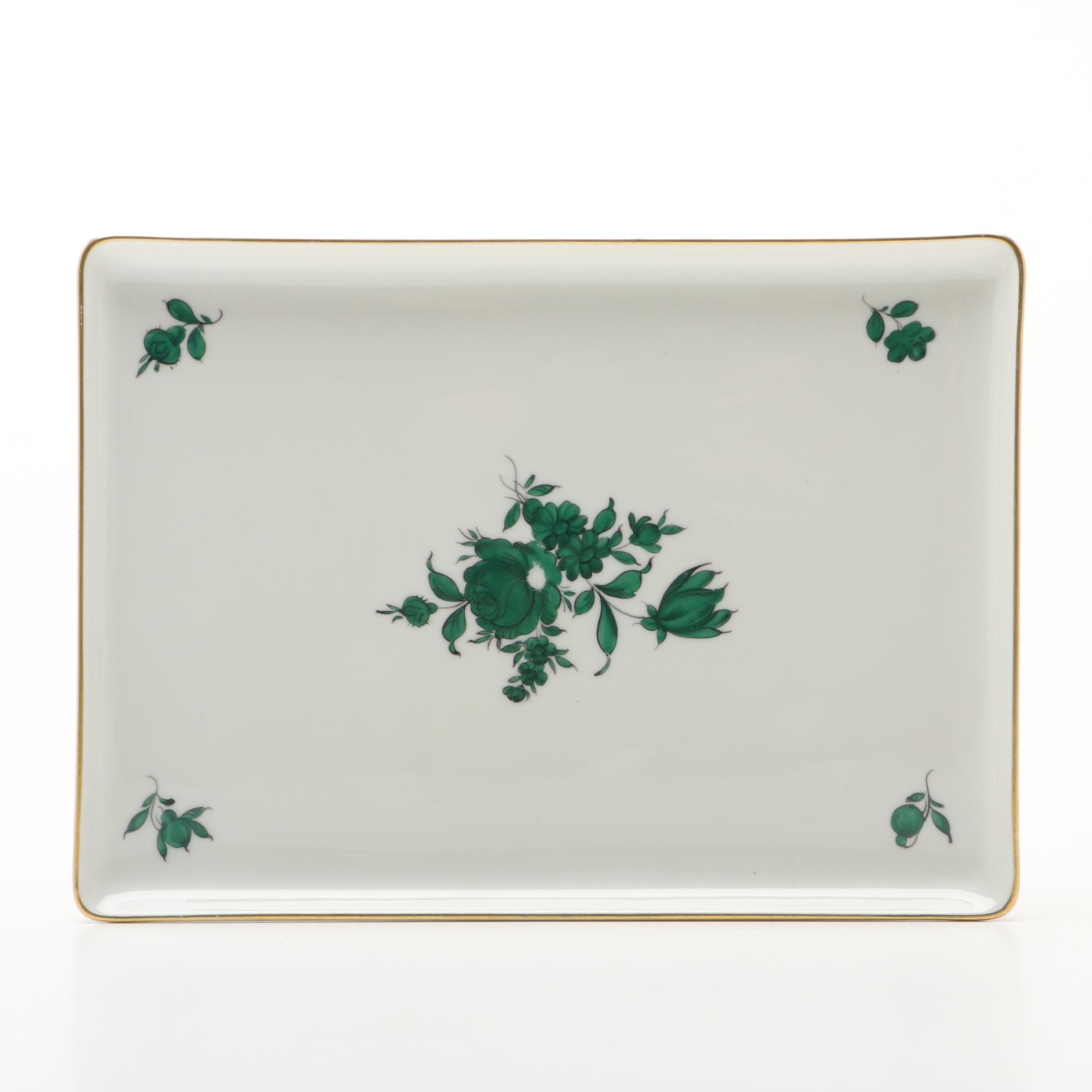 Weiner Porzellan 'Maria Theresa' Rectangular Tray, 20th Century