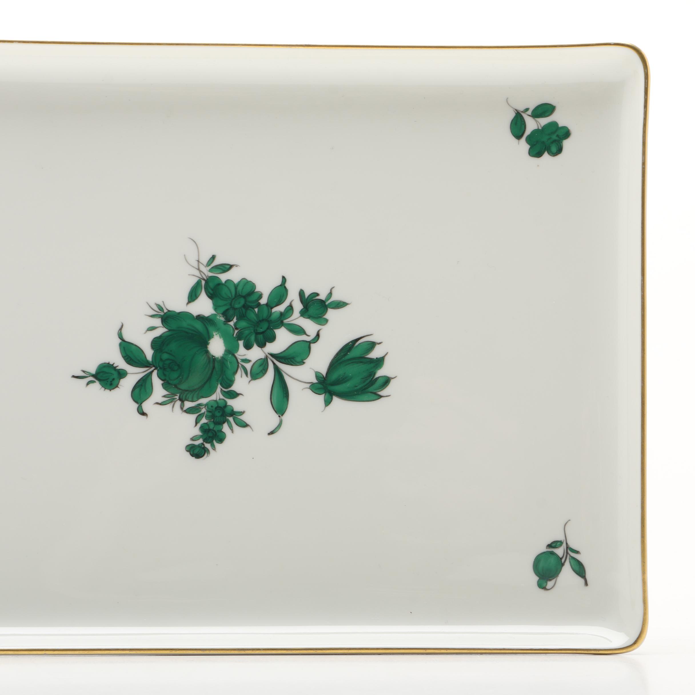 Weiner Porzellan 'Maria Theresa' Rectangular Tray, 20th Century