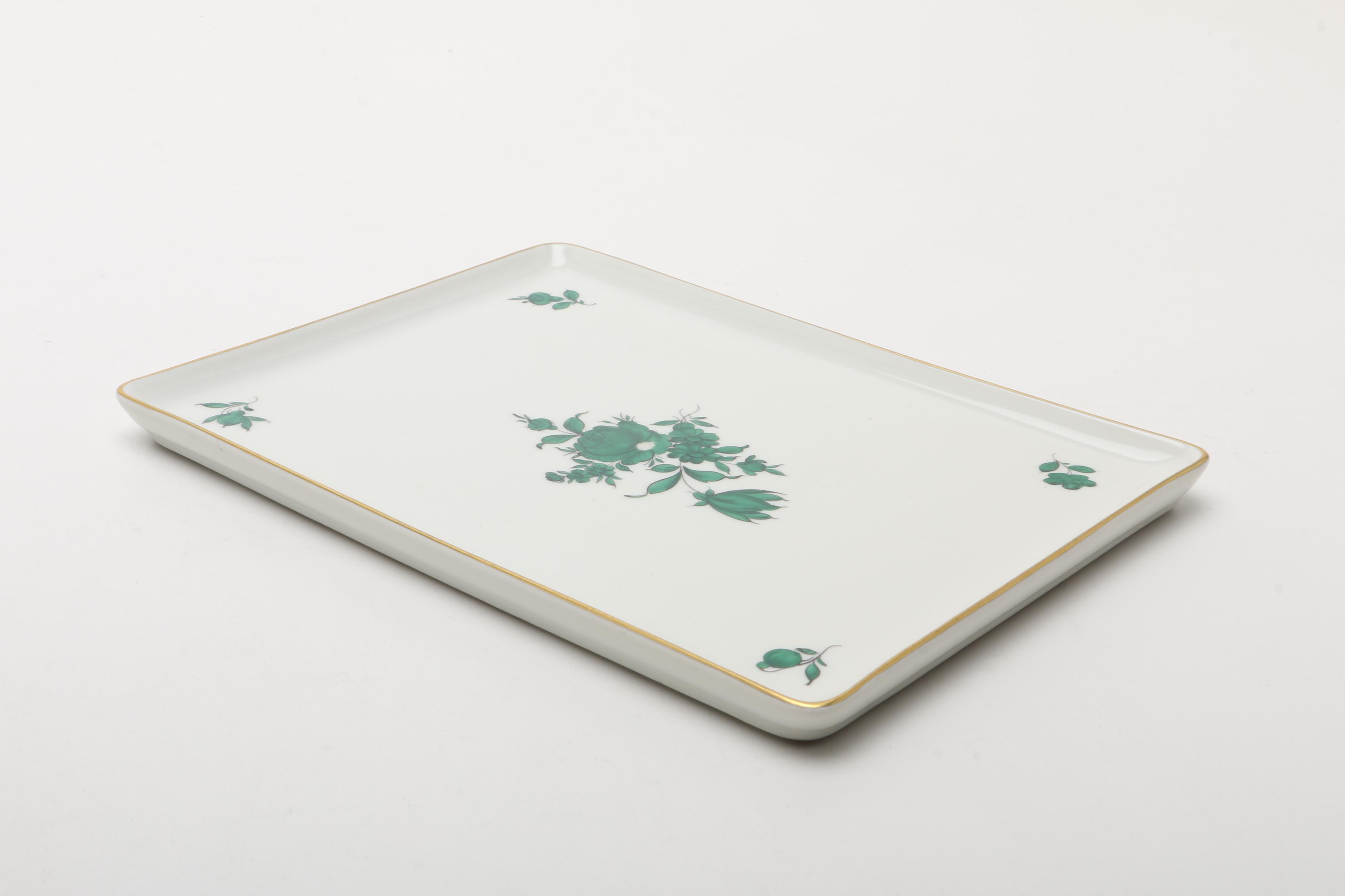 Weiner Porzellan 'Maria Theresa' Rectangular Tray, 20th Century