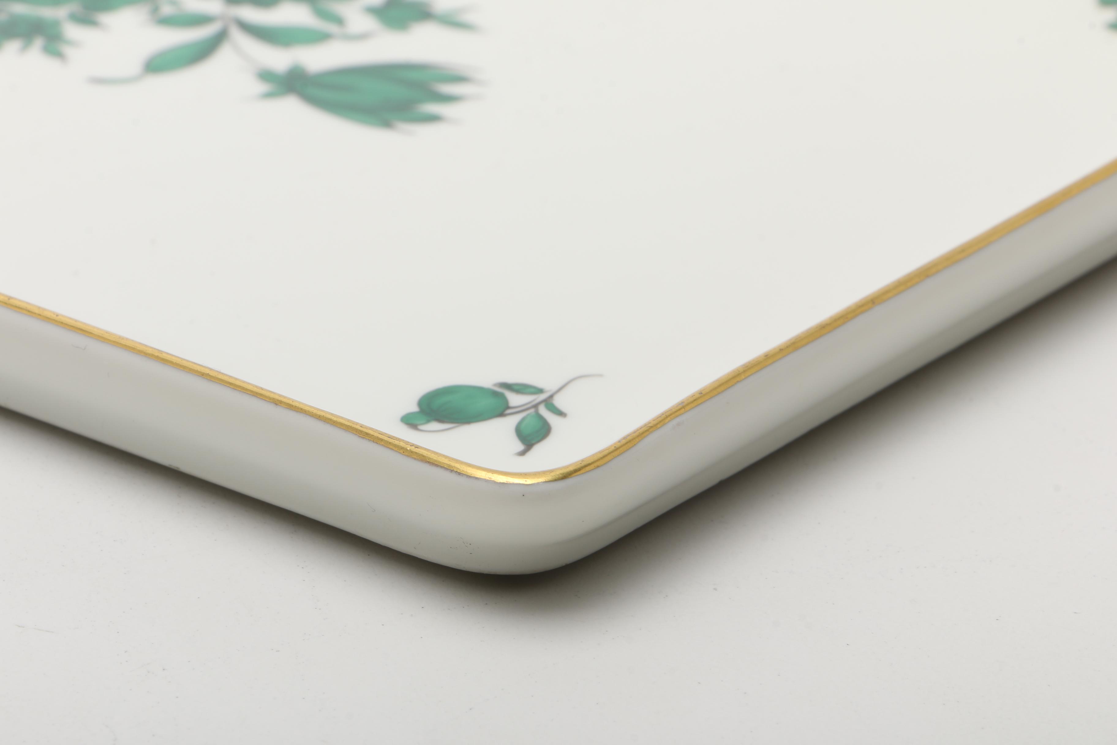 Weiner Porzellan 'Maria Theresa' Rectangular Tray, 20th Century