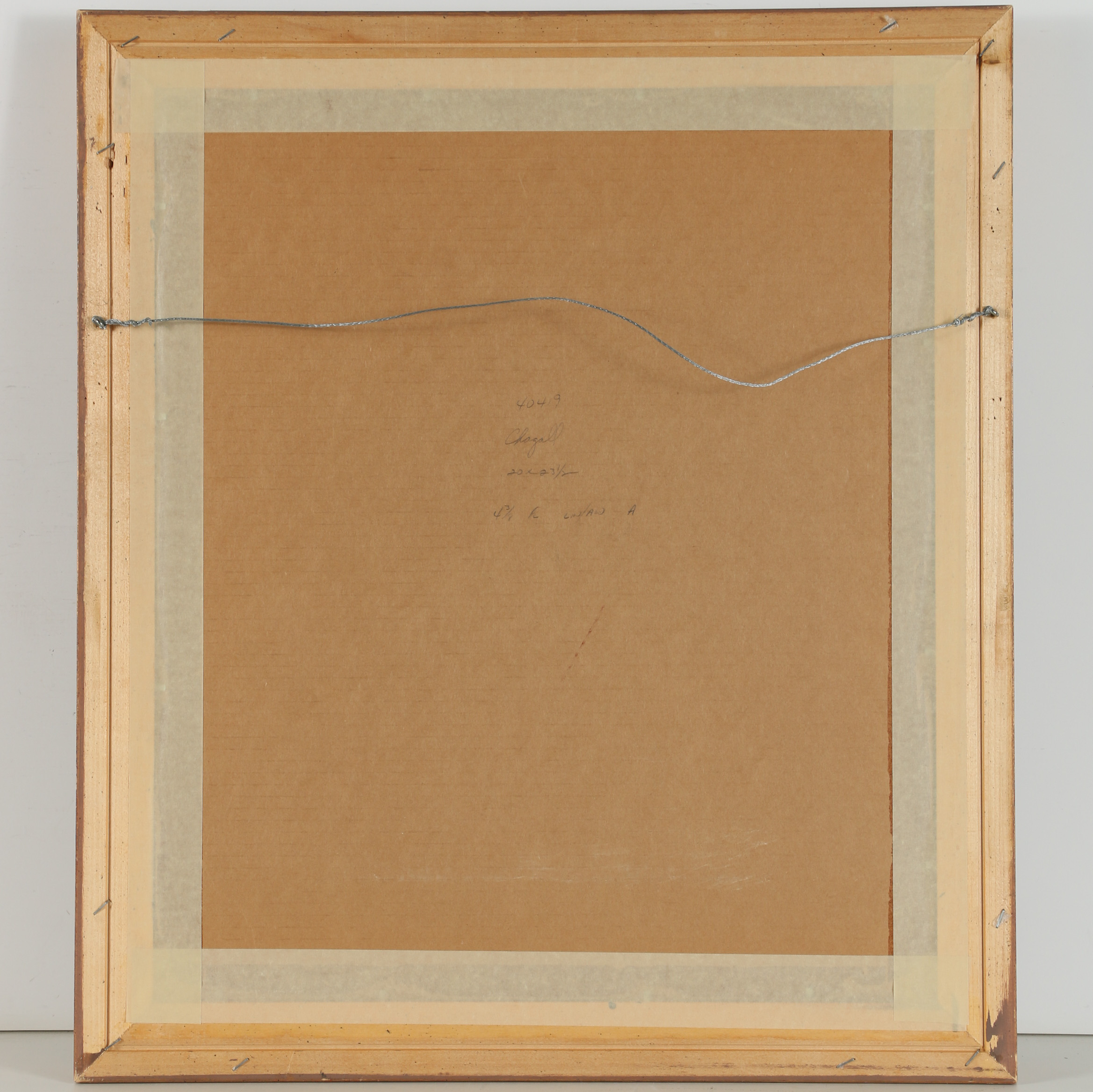 Marc Chagall Lithograph "Paradise With Green Donkey"