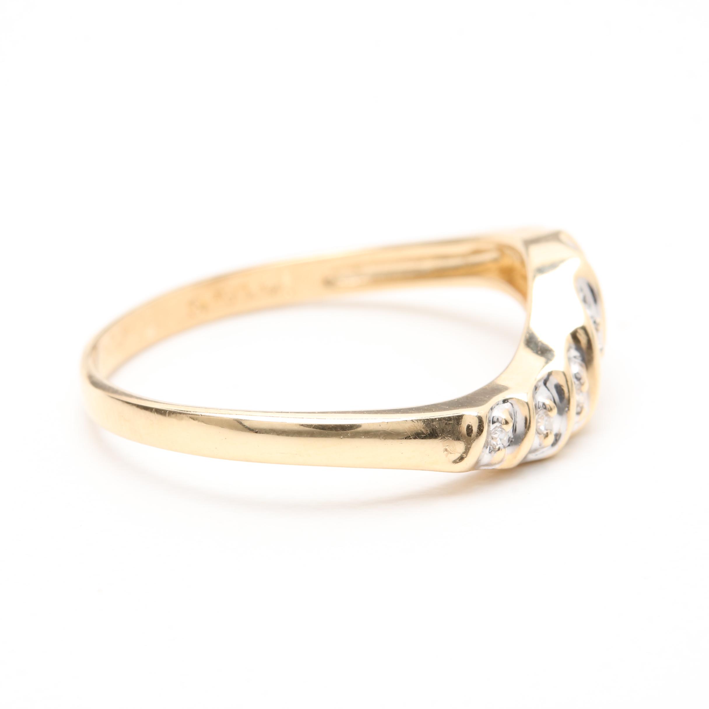 14K Yellow Gold Diamond Ring