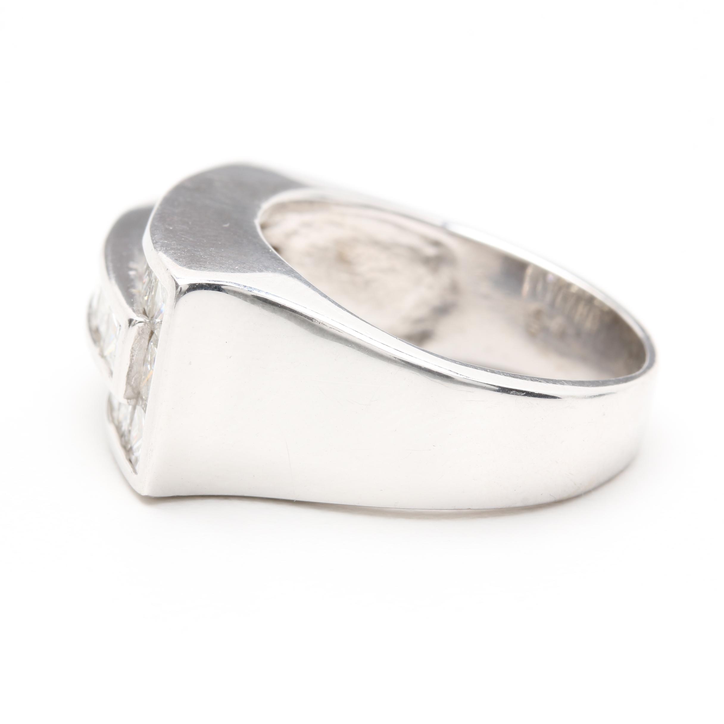 14K White Gold 2.09 CTW Diamond Ring