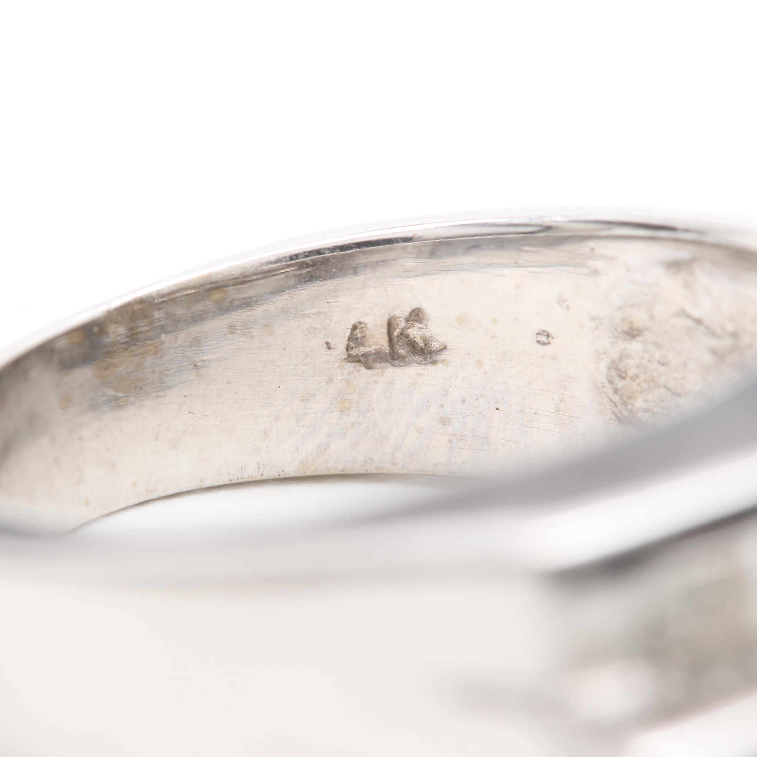 14K White Gold 2.09 CTW Diamond Ring