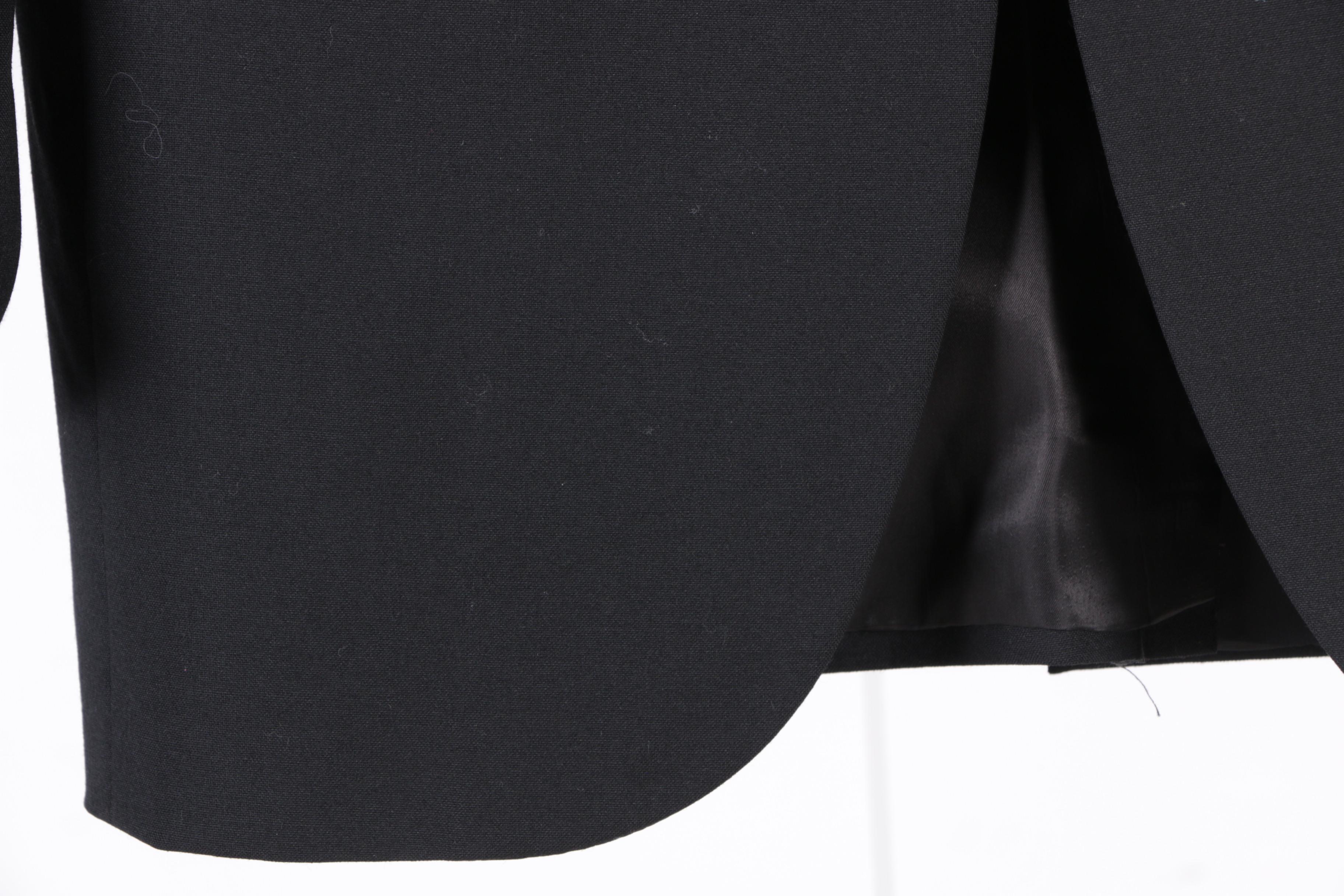 Men's Black Tuxedo with Bow Tie, Suspenders and Cummerbund