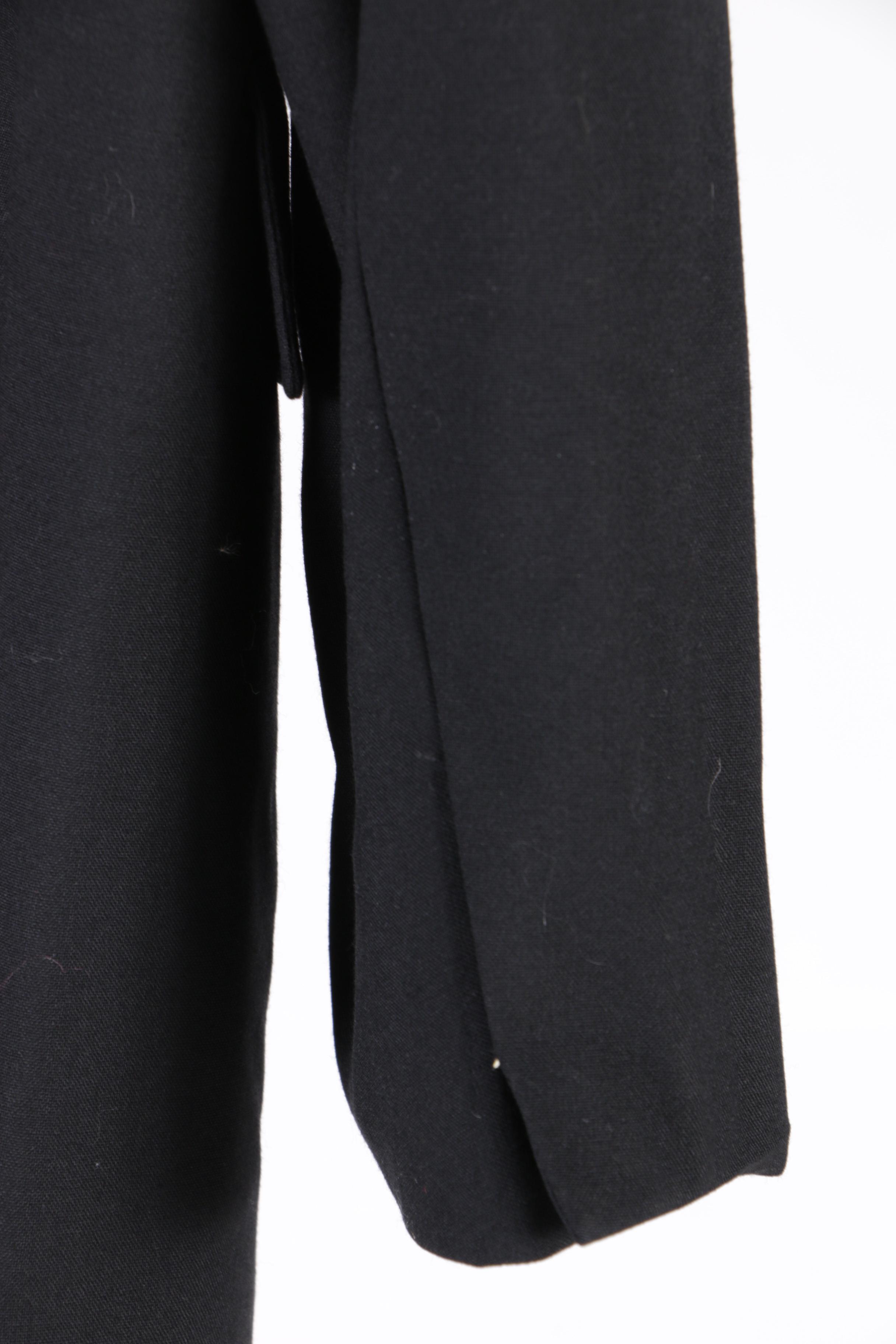 Men's Black Tuxedo with Bow Tie, Suspenders and Cummerbund