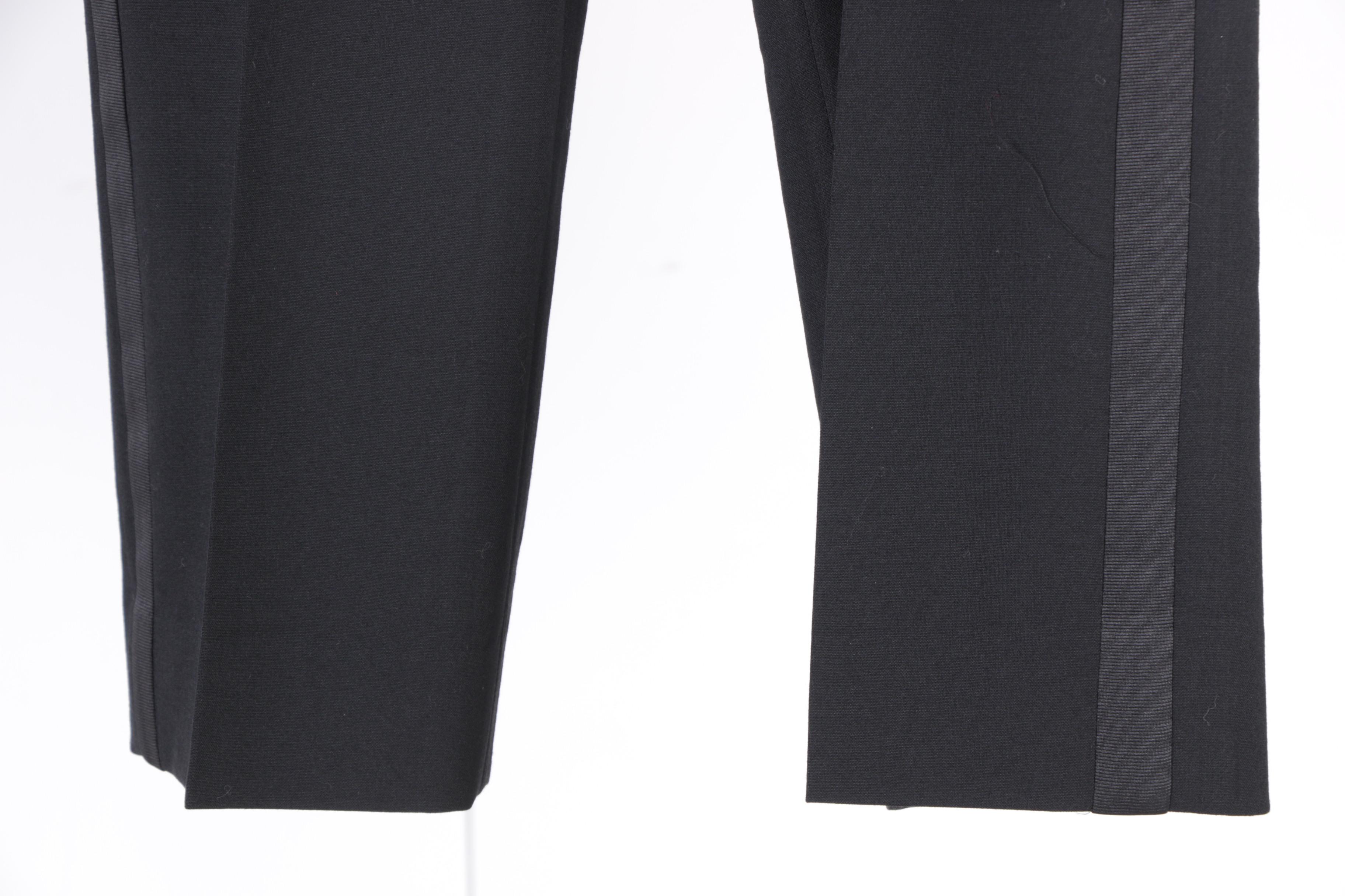 Men's Black Tuxedo with Bow Tie, Suspenders and Cummerbund