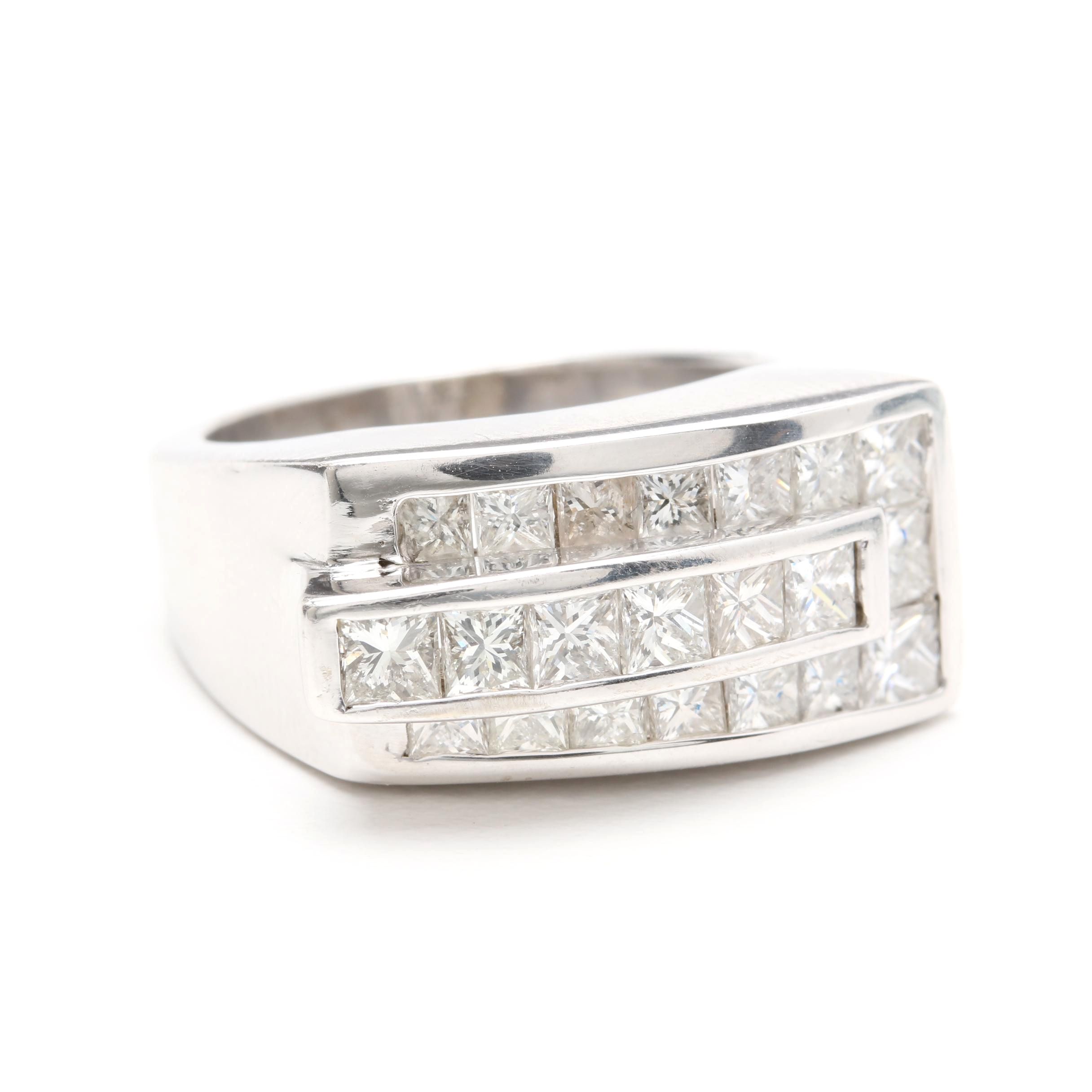 14K White Gold 2.09 CTW Diamond Ring