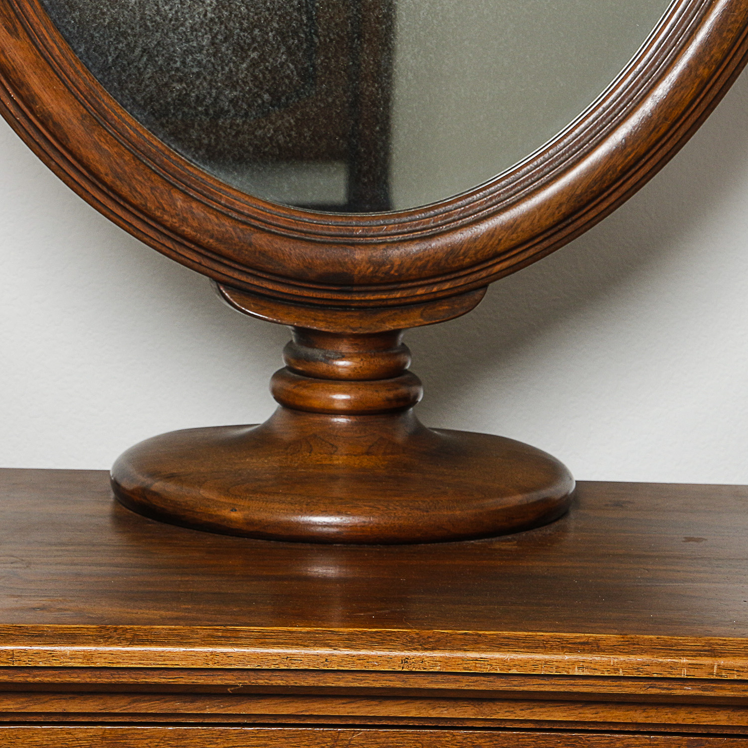 Vintage Vanity with Attached Mirror