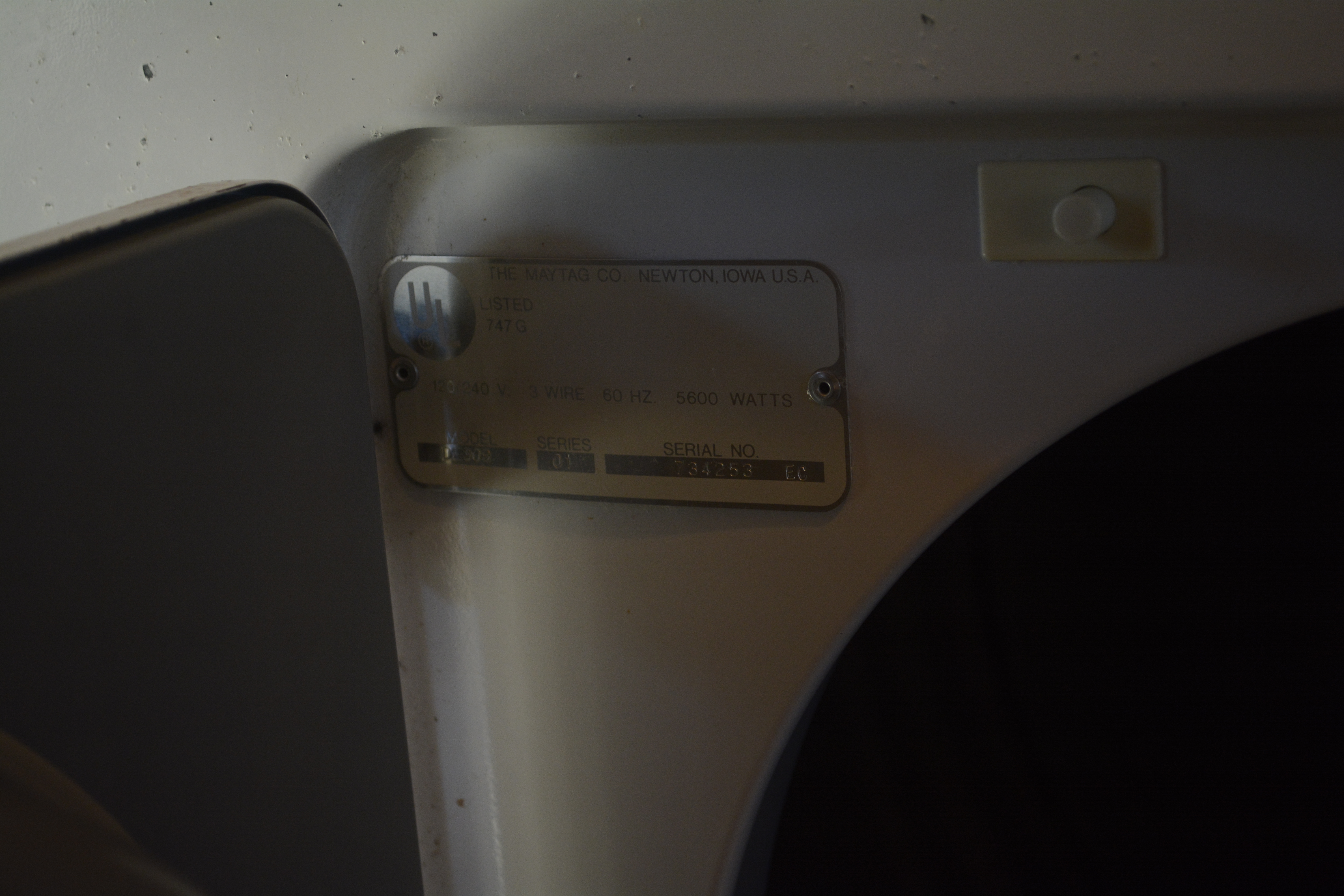 Amana Washing Machine and Maytag Dryer