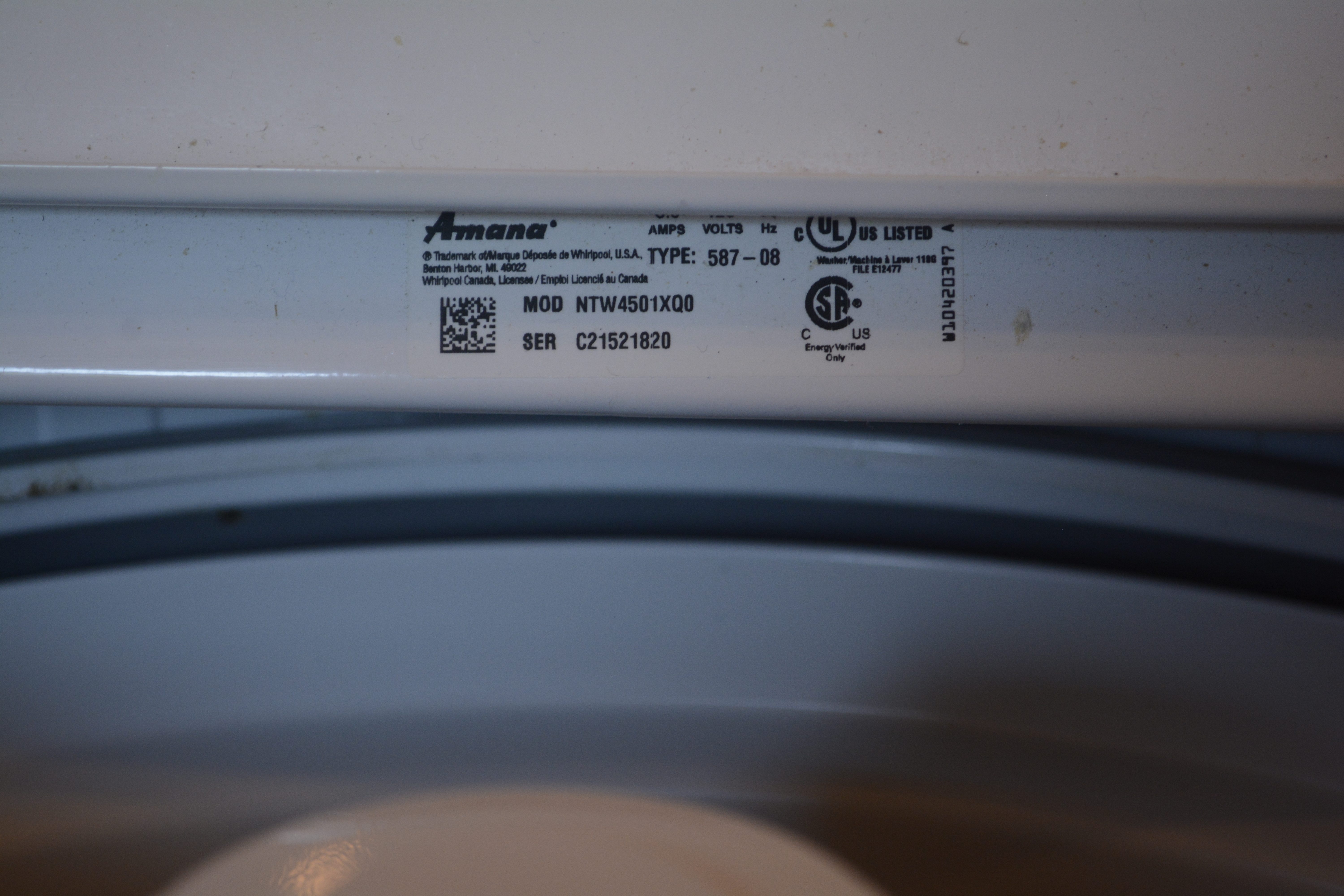 Amana Washing Machine and Maytag Dryer