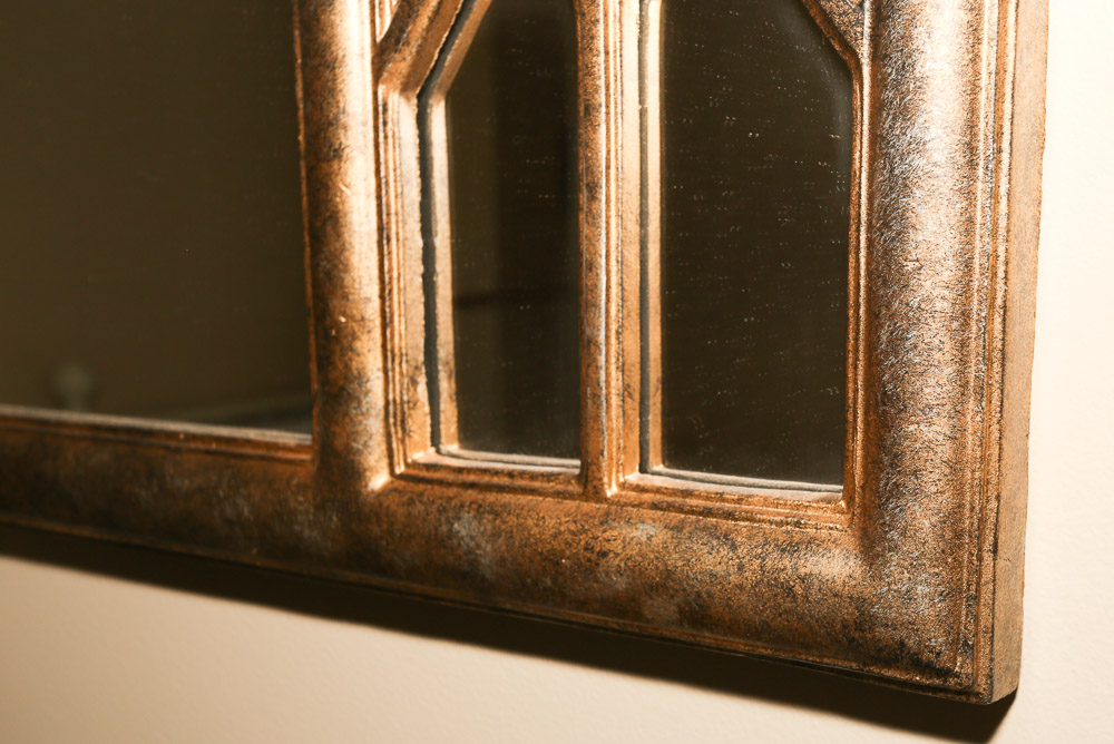 Gothic Style Triple Arched Wall Mirror