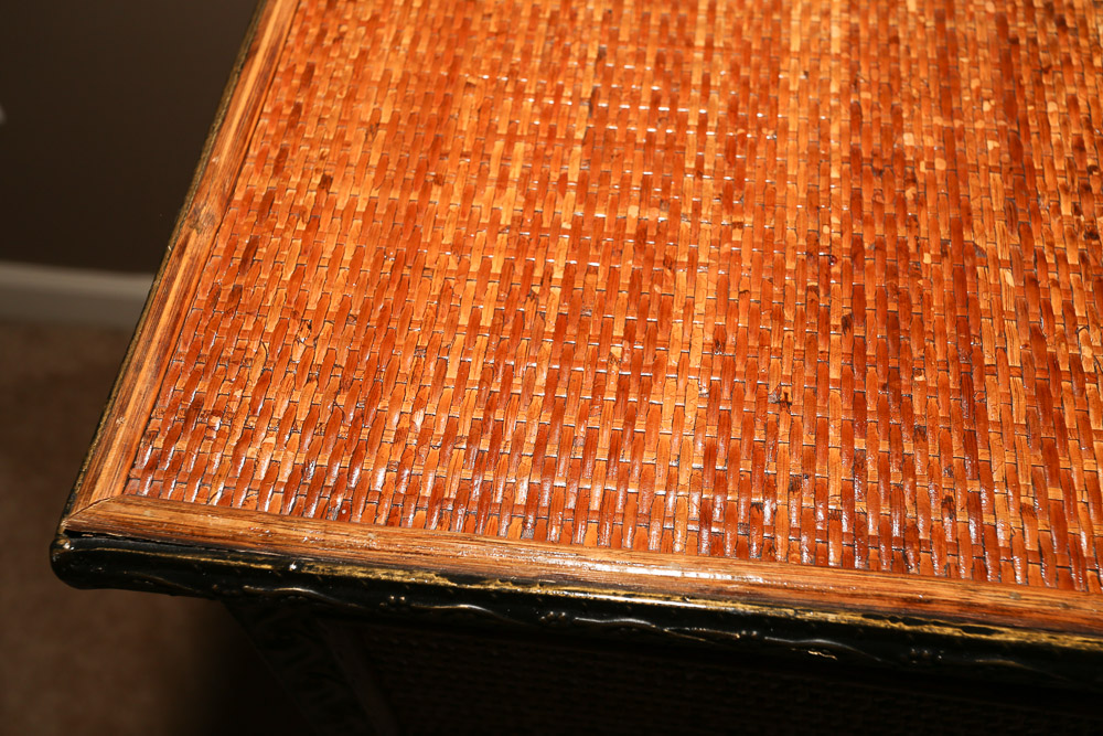 Woven Wood Chest of Drawers