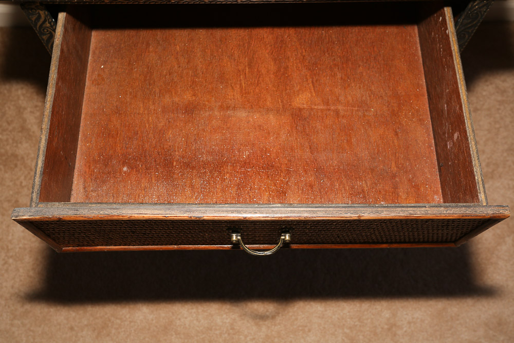 Woven Wood Chest of Drawers