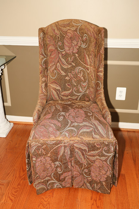 Floral Upholstered Dining Chairs