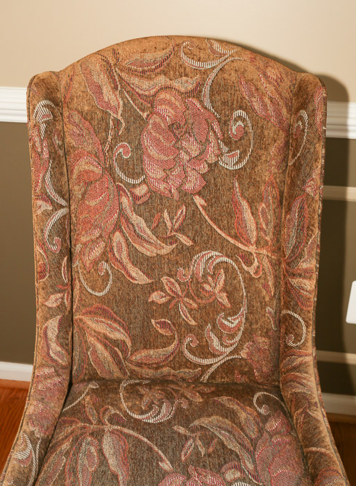 Floral Upholstered Dining Chairs