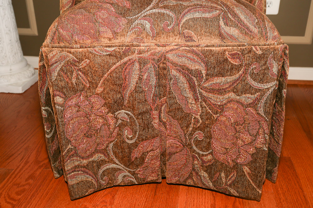 Floral Upholstered Dining Chairs