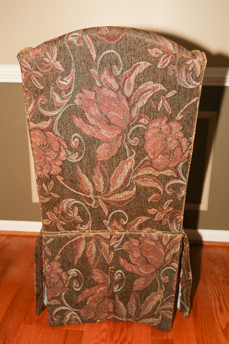 Floral Upholstered Dining Chairs
