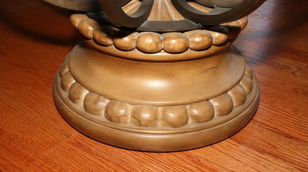 Neoclassical Style Circular Dining Table