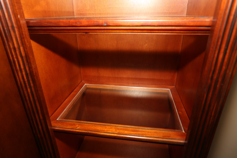 Breakfront Media and Display Cabinet with Lighting