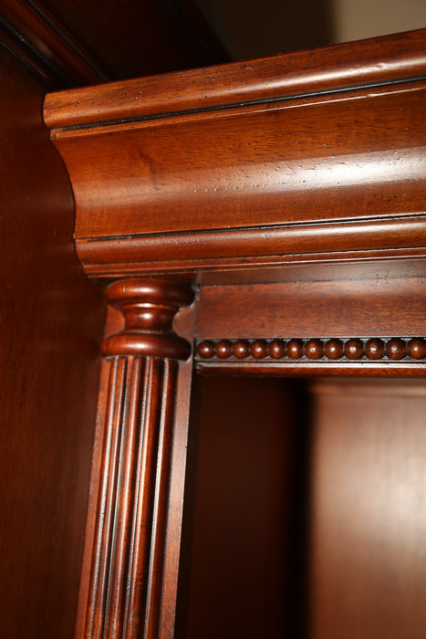 Breakfront Media and Display Cabinet with Lighting