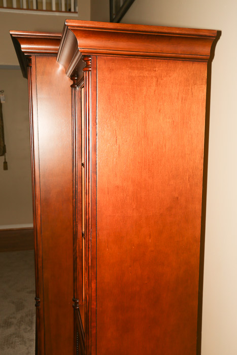 Breakfront Media and Display Cabinet with Lighting