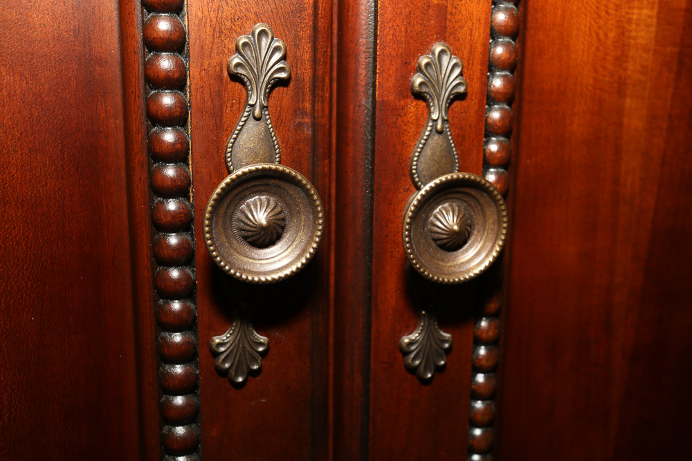 Breakfront Media and Display Cabinet with Lighting