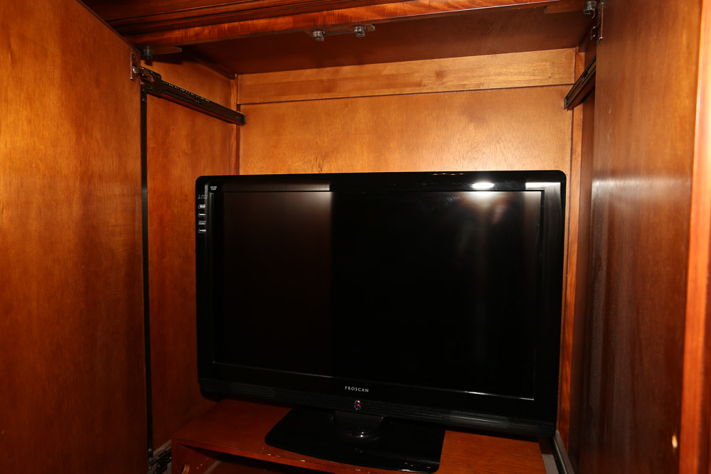 Breakfront Media and Display Cabinet with Lighting