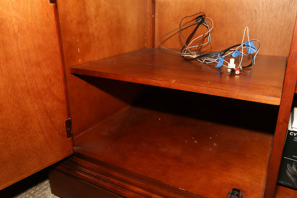 Breakfront Media and Display Cabinet with Lighting