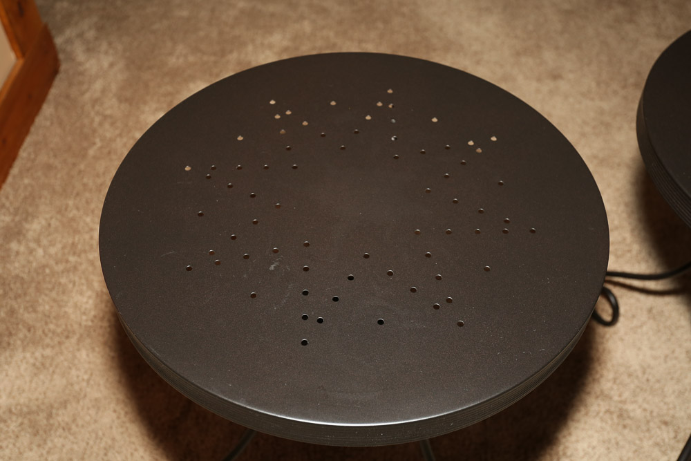 Pair of Black Metal Sides Tables