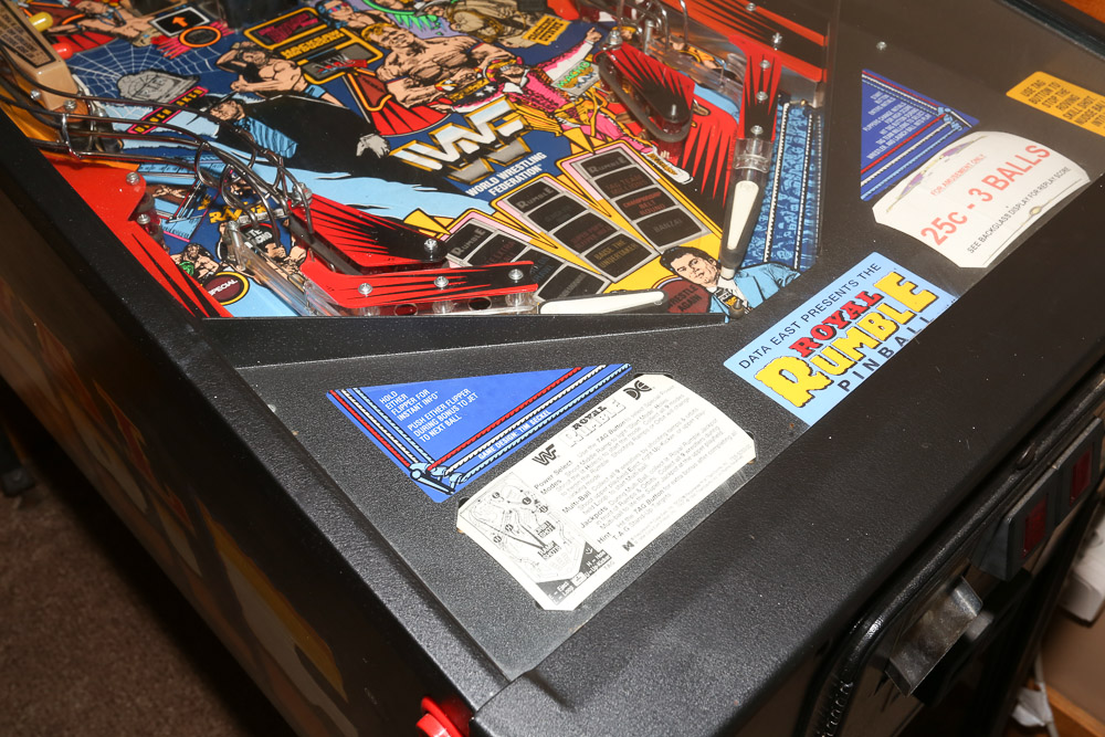 1994 Royal  Rumble WWF Pinball Machine