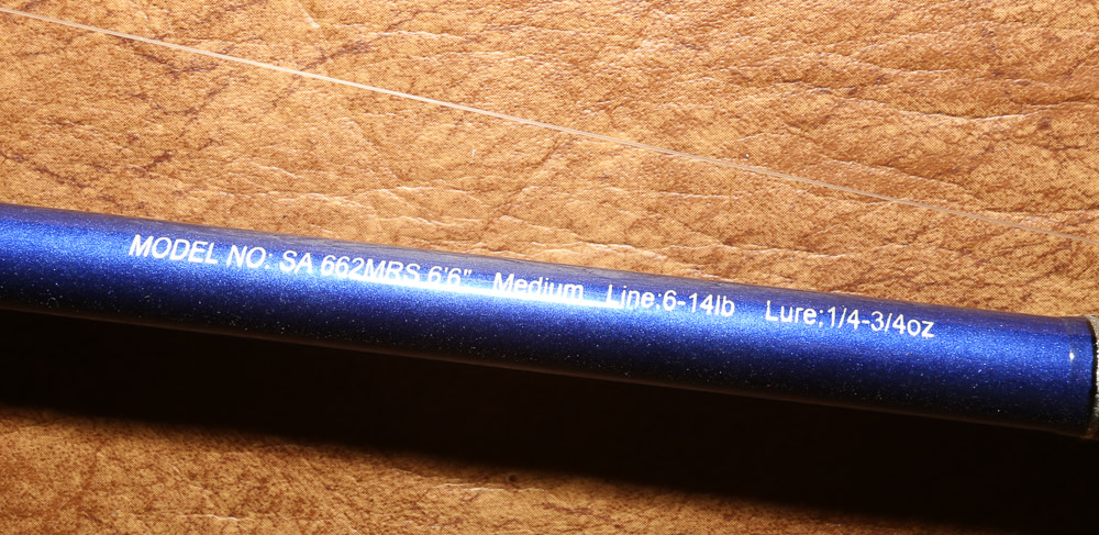 Spinning Fishing Rods Including Shakespeare Spectrum and Daiwa Samurai