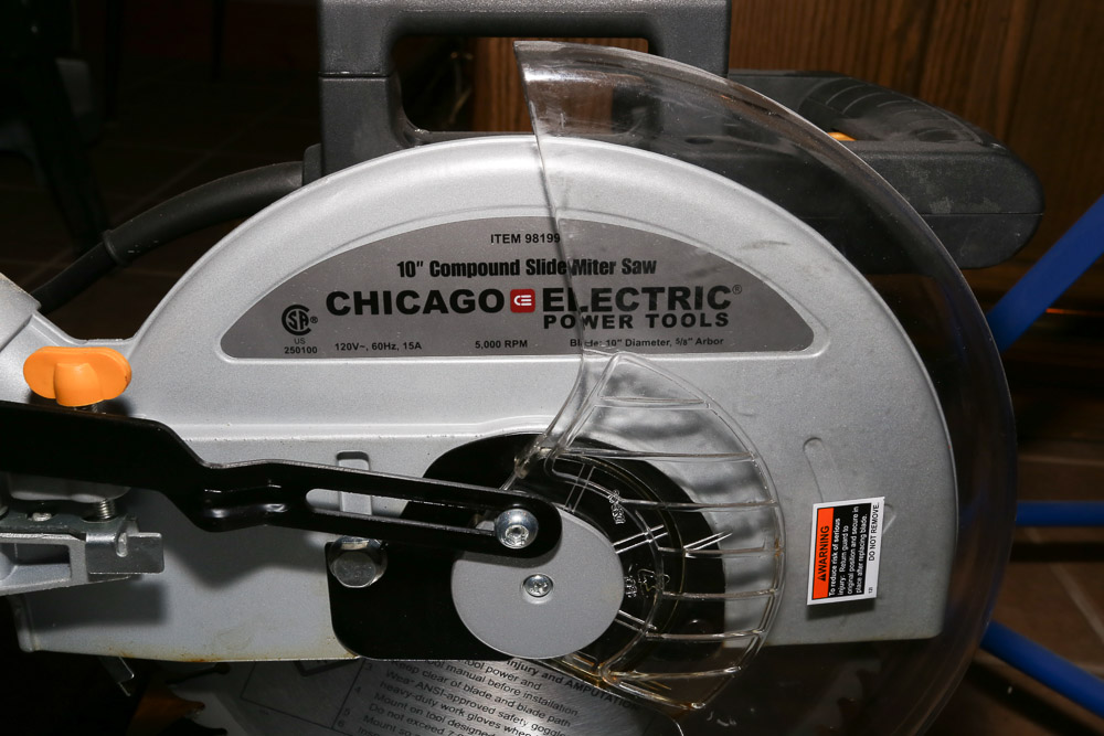 Chicago Electric Power Tools Miter Saw and Other Tools