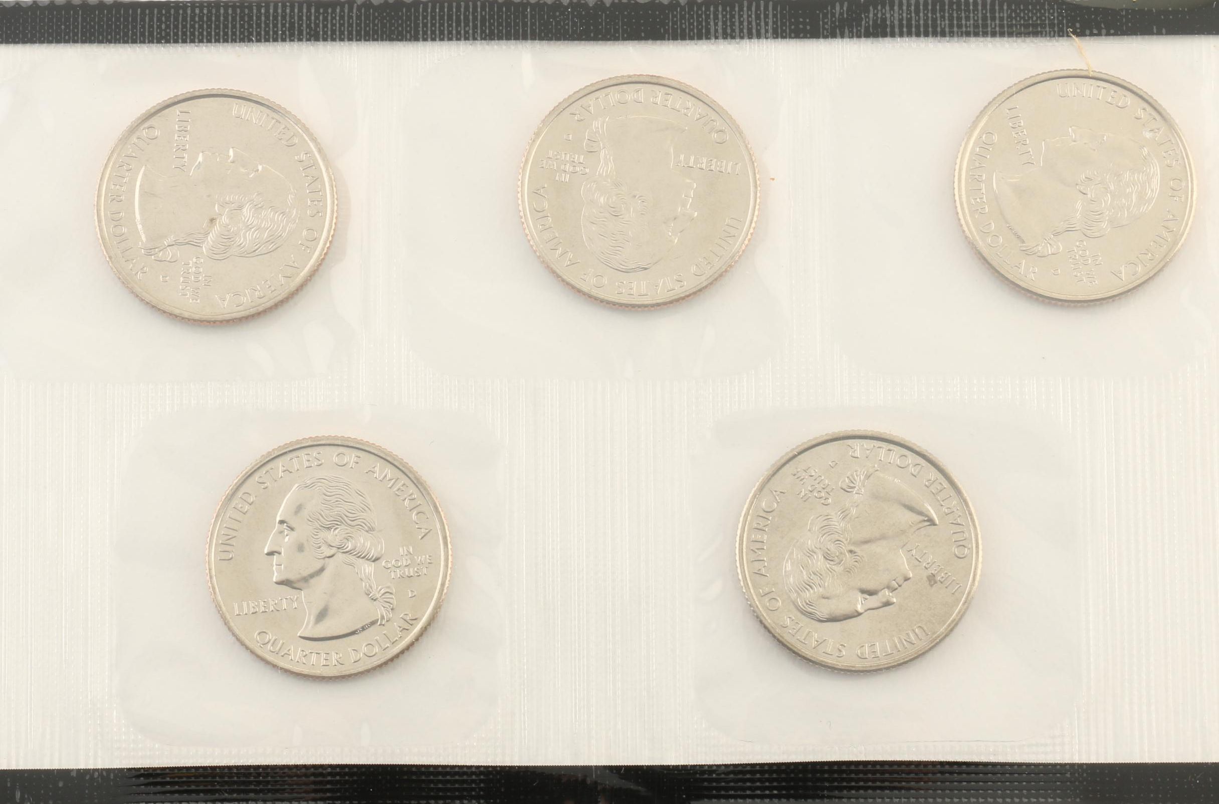 Four Modern U.S. Mint Uncirculated Sets