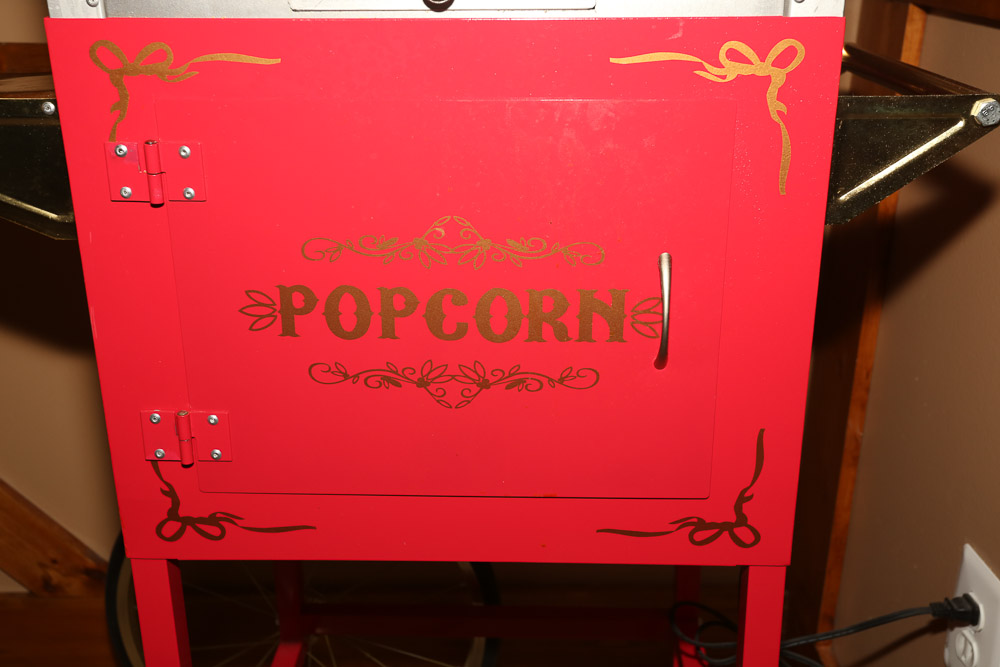 Movie Style Standing Popcorn Machine