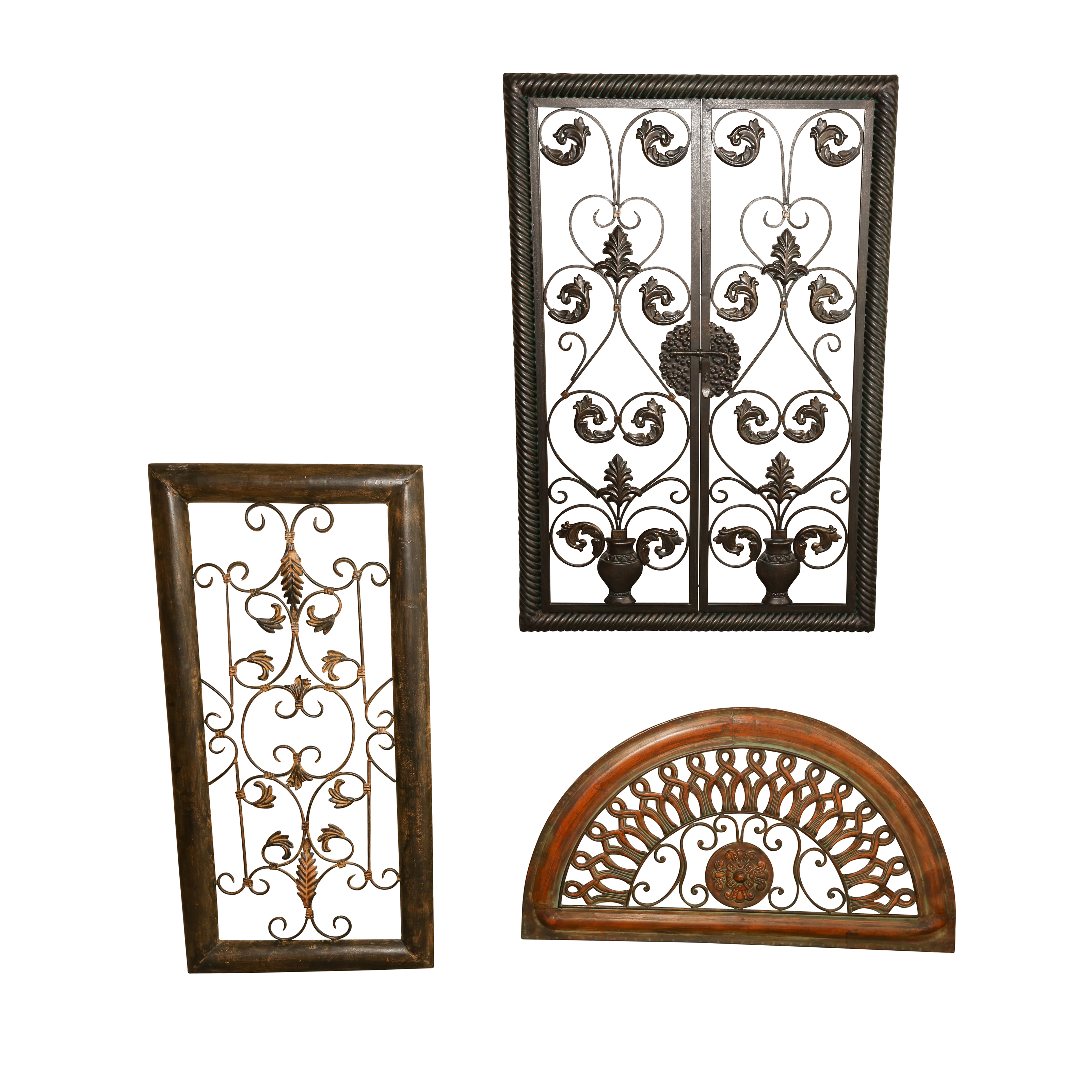 Contemporary Scrolled Metal Wall Hangings