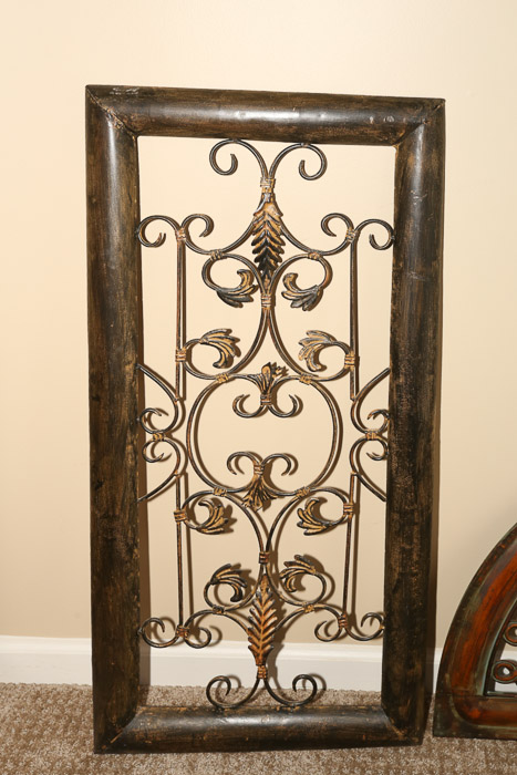 Contemporary Scrolled Metal Wall Hangings