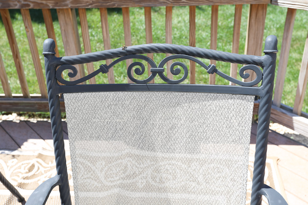 Metal Patio Dining Set with Umbrella