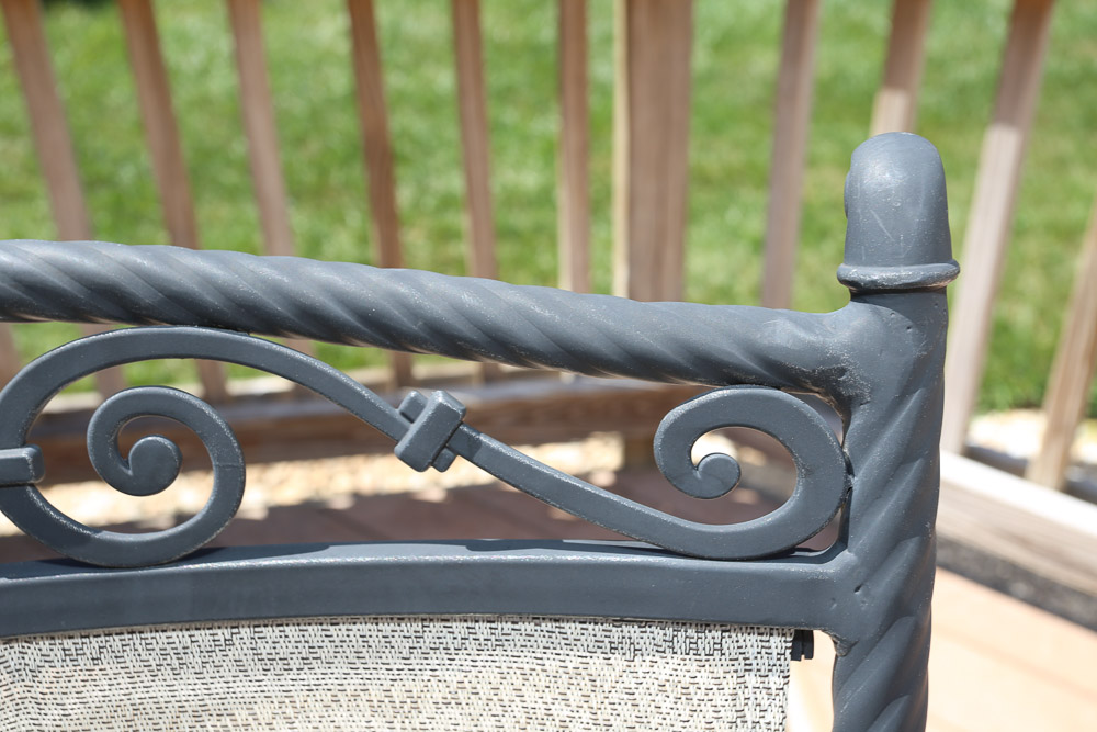 Metal Patio Dining Set with Umbrella