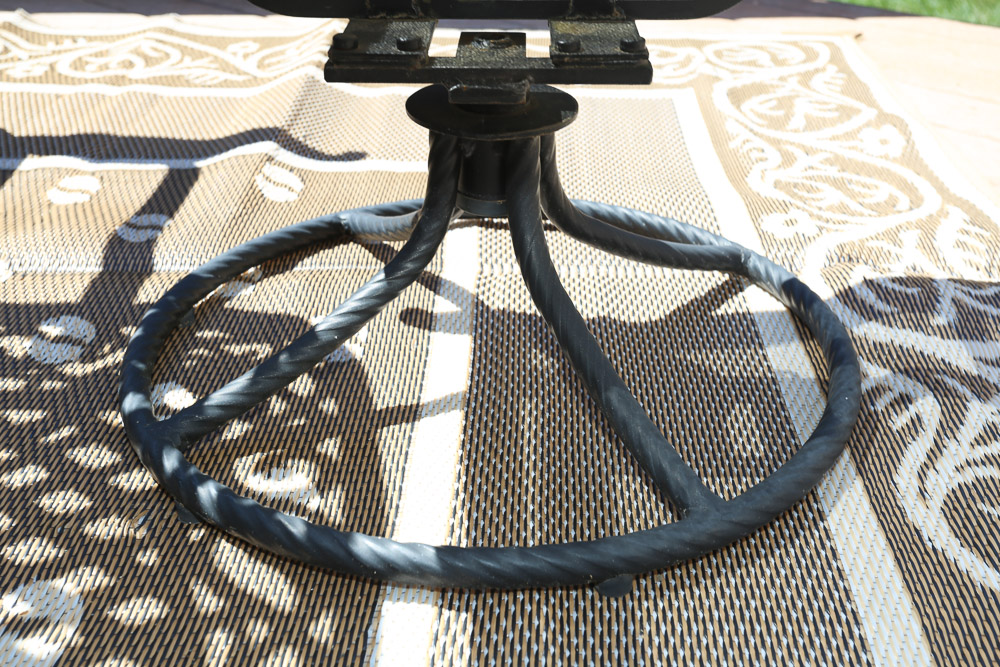 Metal Patio Dining Set with Umbrella