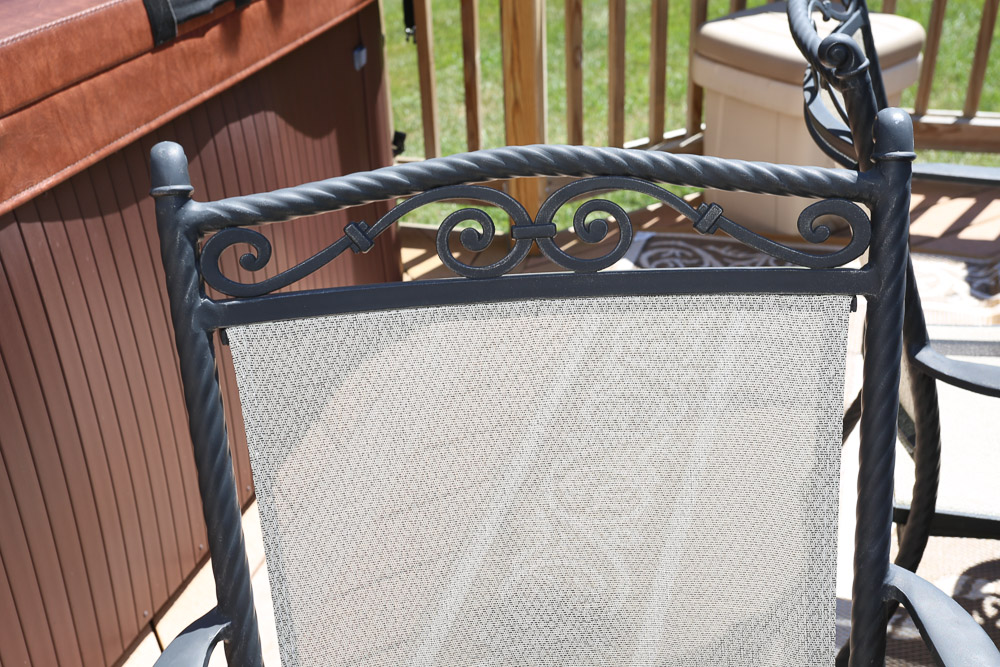 Metal Patio Dining Set with Umbrella